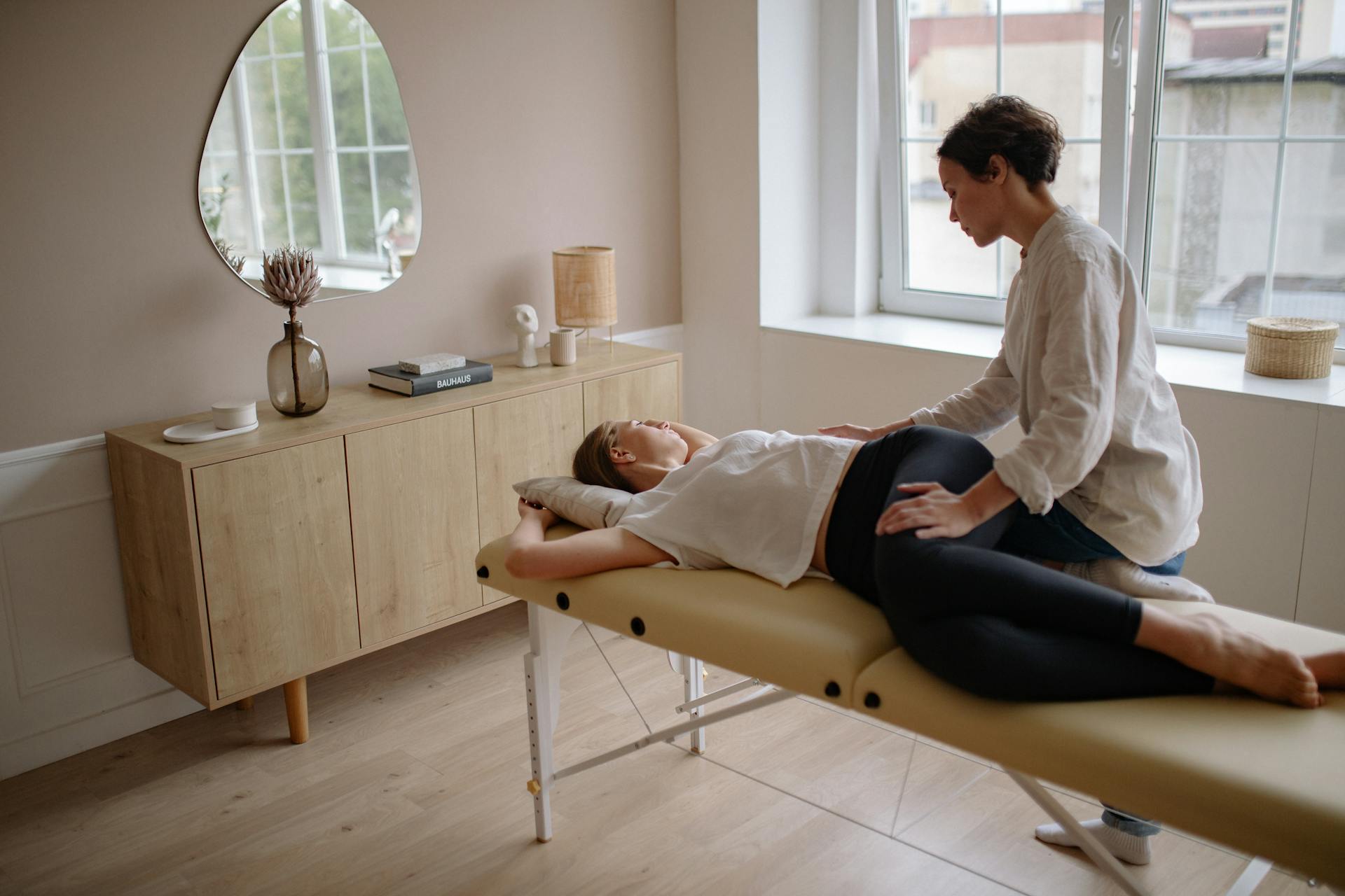 Behandlungsraum der Physiotherapie Praxis A. Homburg