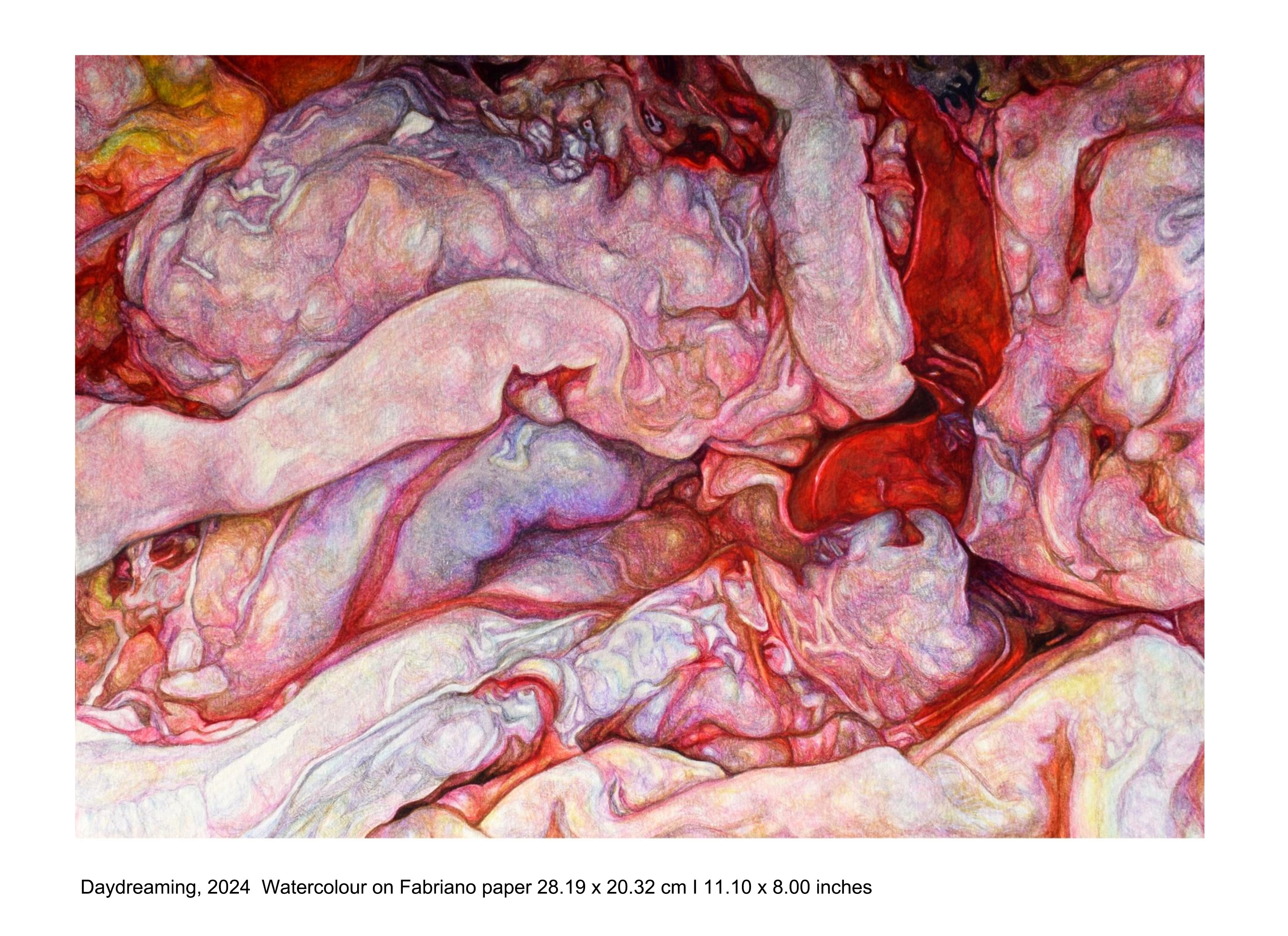 herd of sheep on road painting