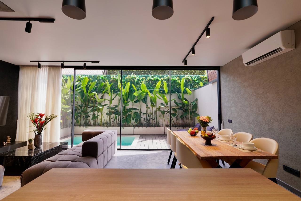 Three fully furnished 2-bedroom villas in a residential complex in Umalas