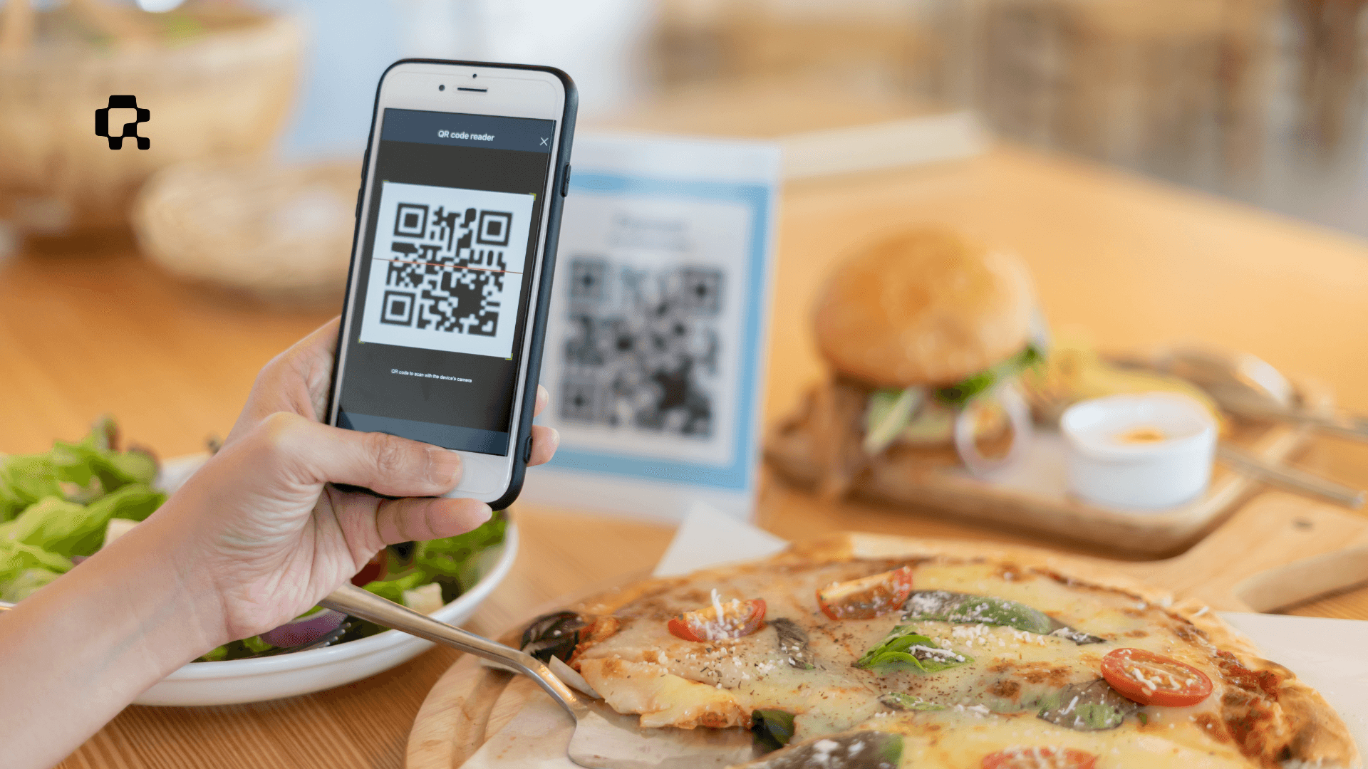 smartpone with built-in QR code scanner | qr-codes.com 