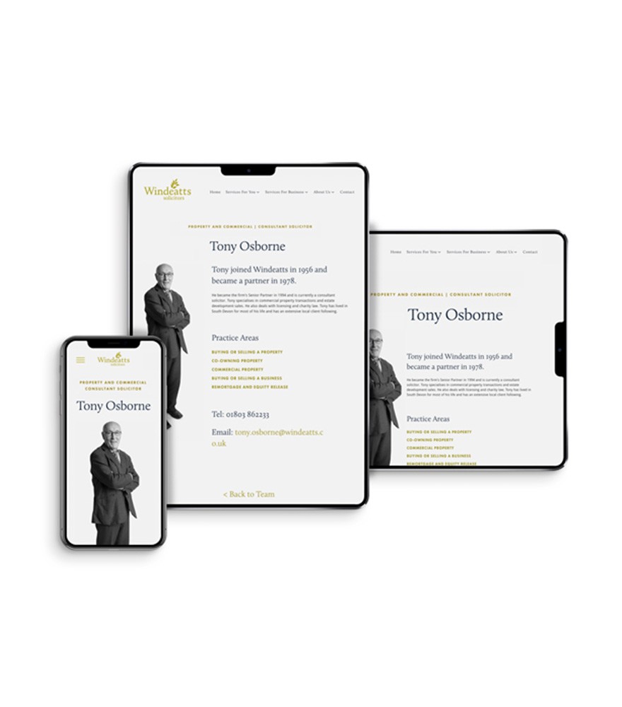 mobile responsive website design
