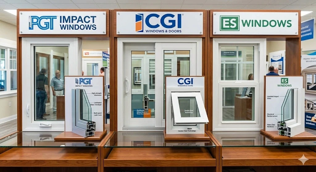 Impact window manufacturer products installed by Planet Construction FL in Fort Lauderdale