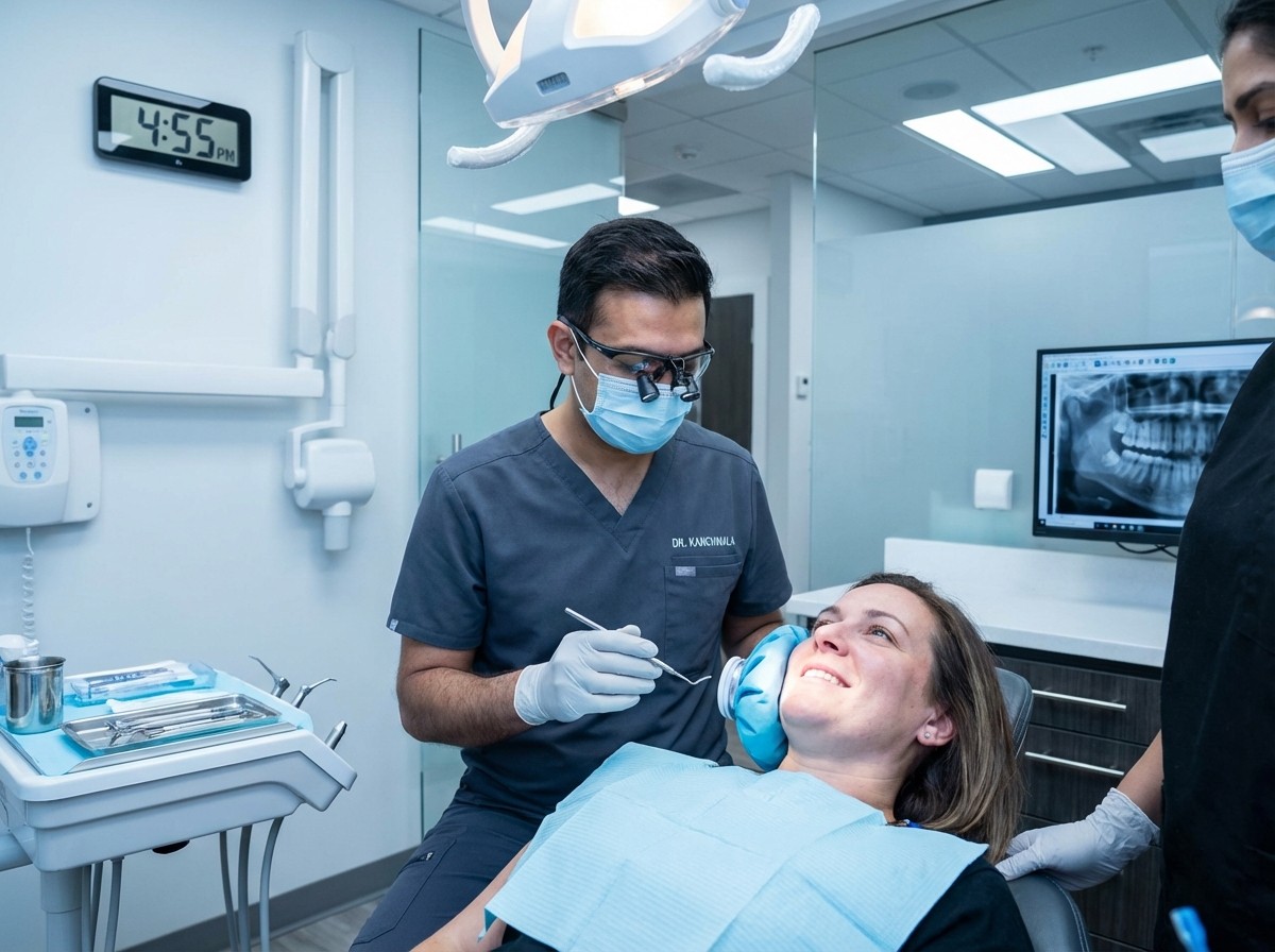 Emergency dental care and same-day treatment provided by Dr. Kanchwala at Smyrna Dental Studio emergency clinic