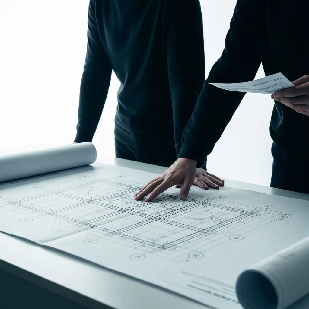Structural engineering drawings review and planning for steel fabrication and project execution