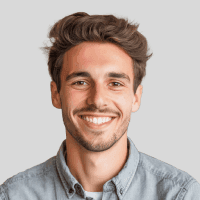 Customer portrait for testimonial content