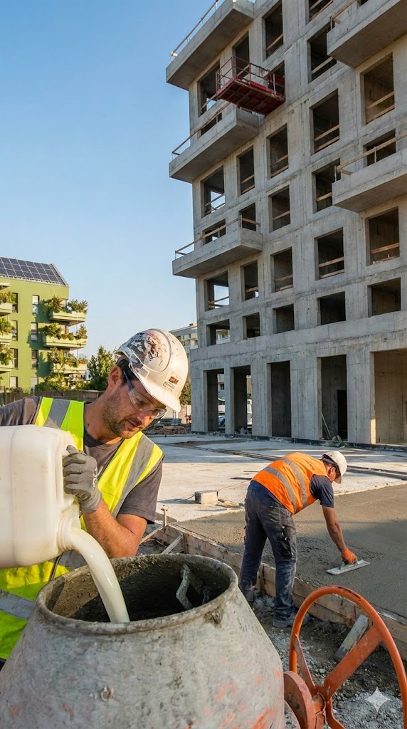 Athlete winning a race