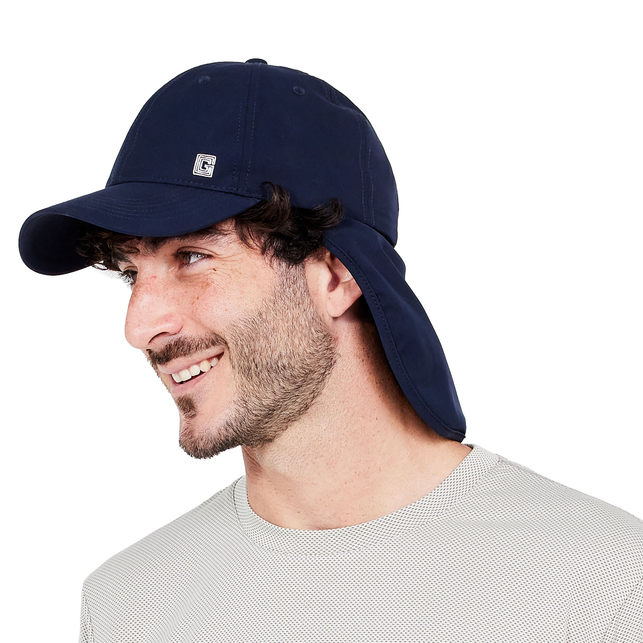 Casquette saharienne rafraîchissante G-Heat bleu marine avec protection solaire longue durée