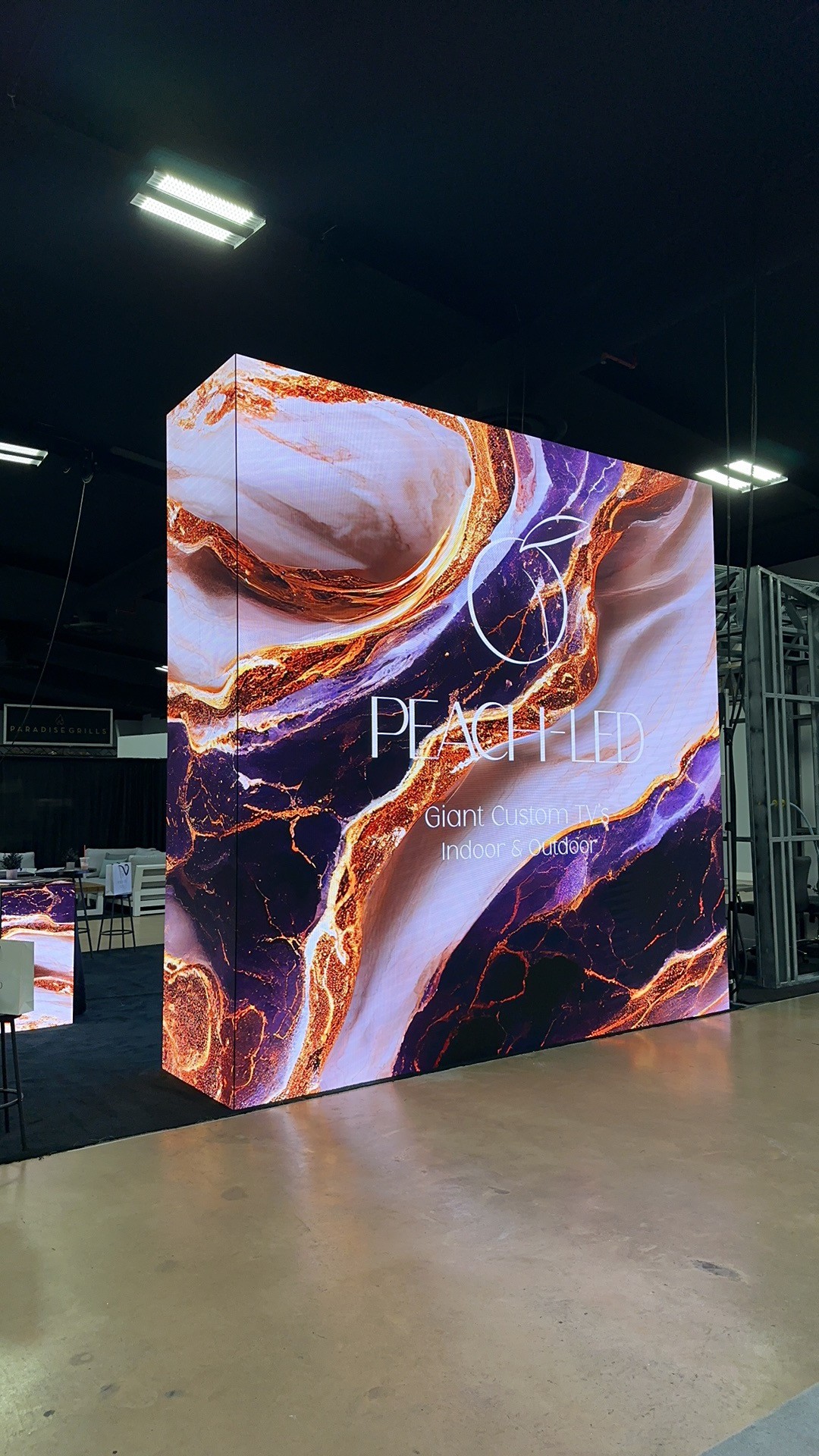 非売品・希少】PEACH TREE LEDディスプレイ