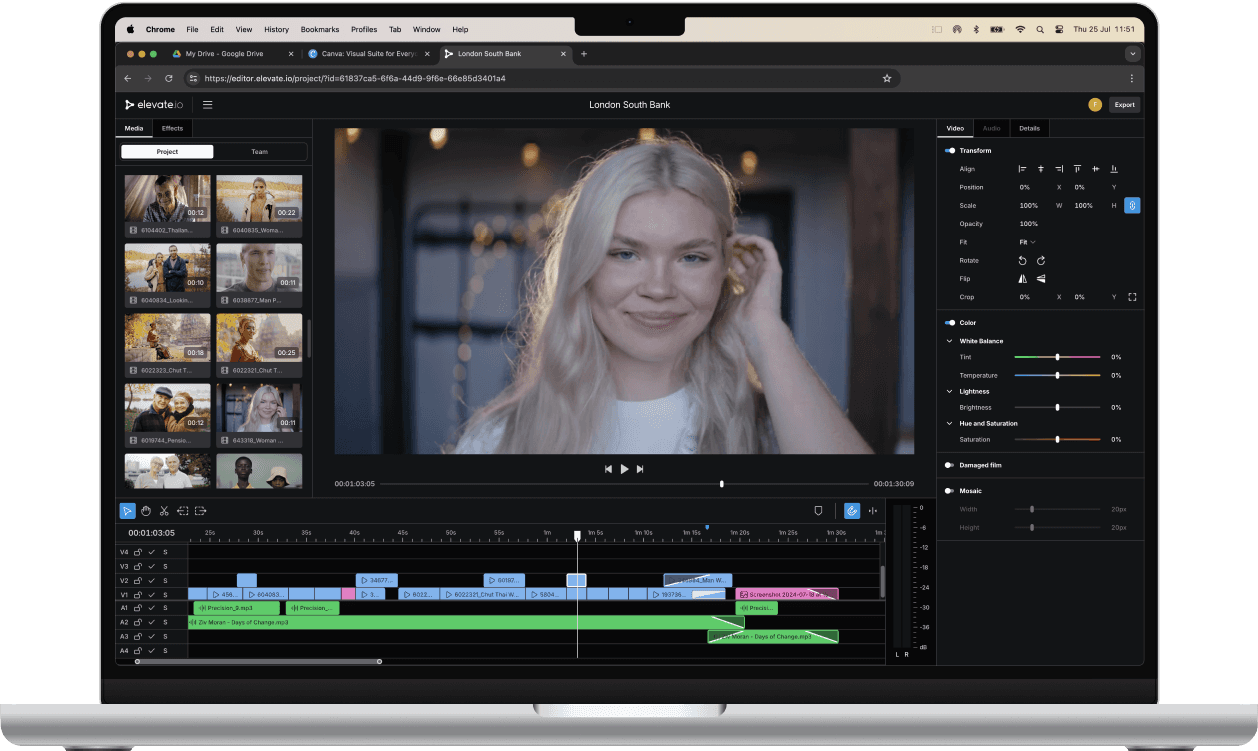 Laptop running elevate