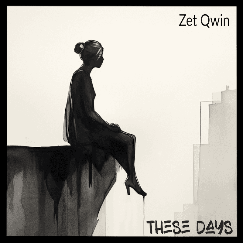 Album cover with a man