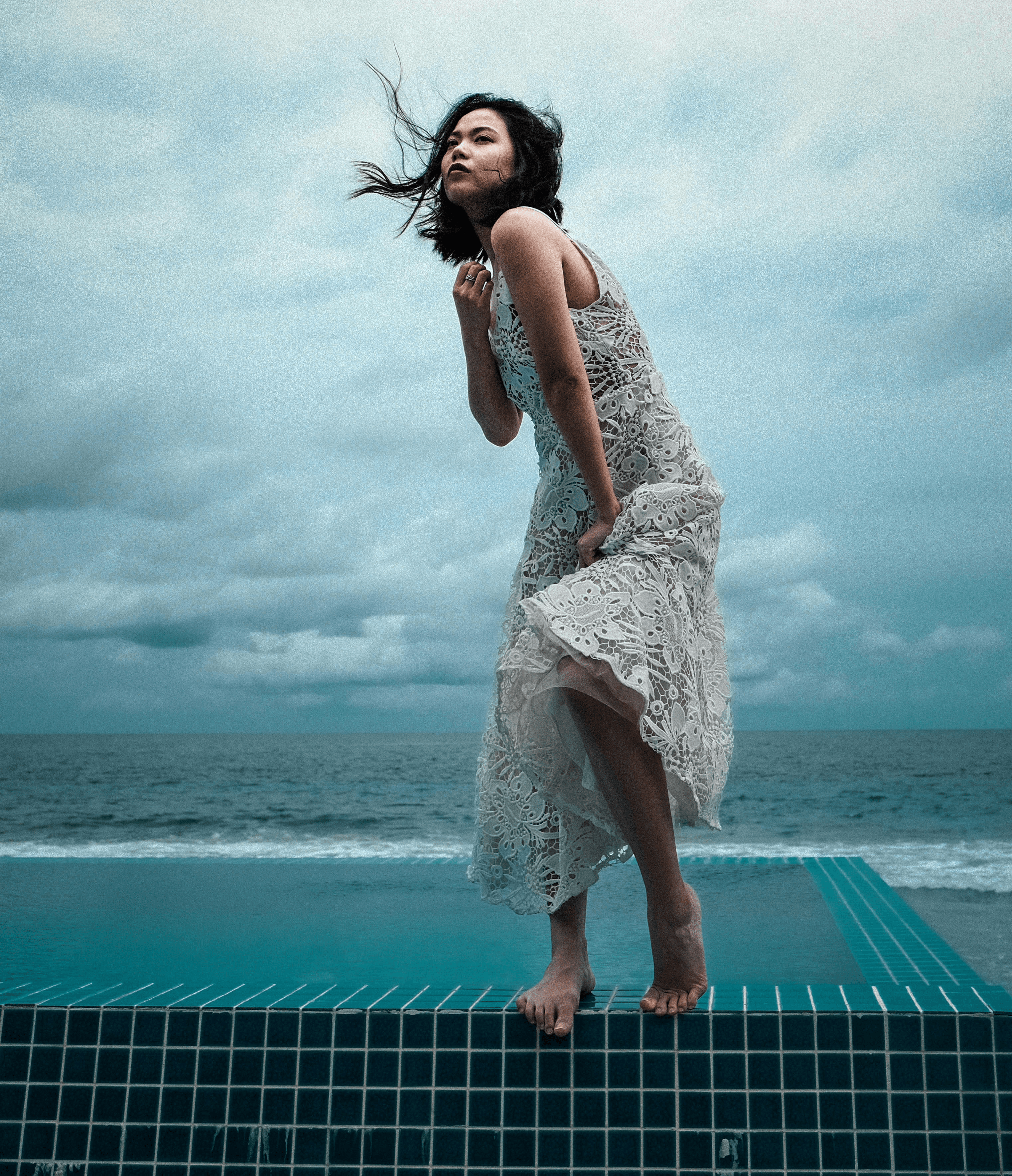 woman standing outdoors