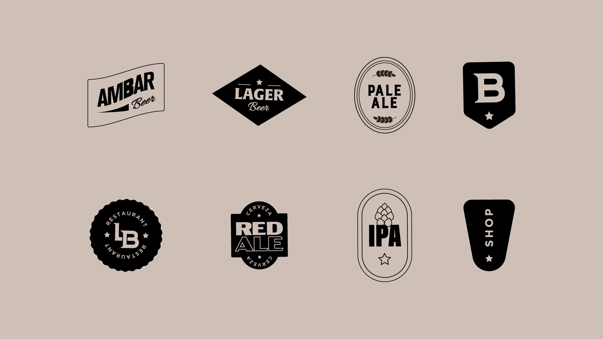 Diseño de señalética y gráfica interior para La Birrería – Lagom Studio Chile.