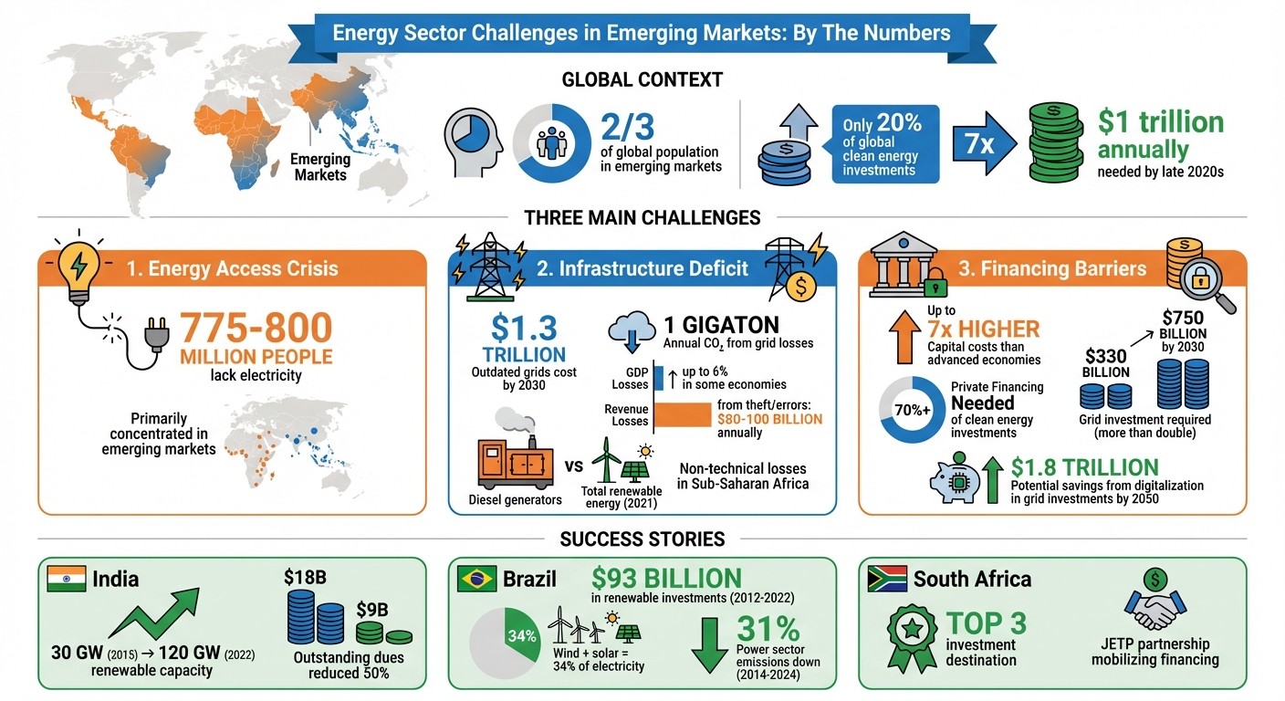 Energy Challenges in Emerging Markets: Key Statistics and Investment Gaps