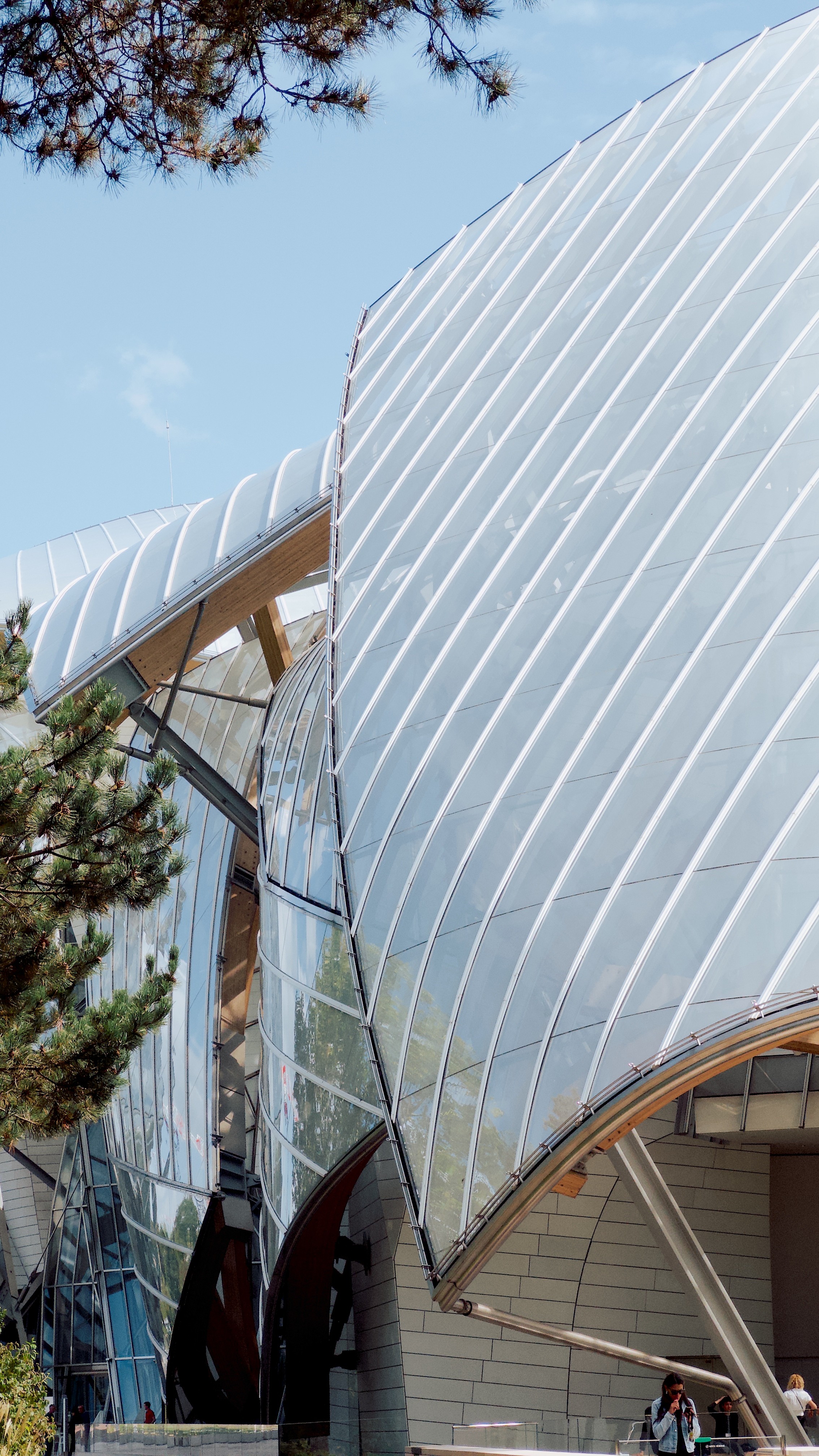 Louis Vuitton Foundation in Paris by Frank Gehry in Paris