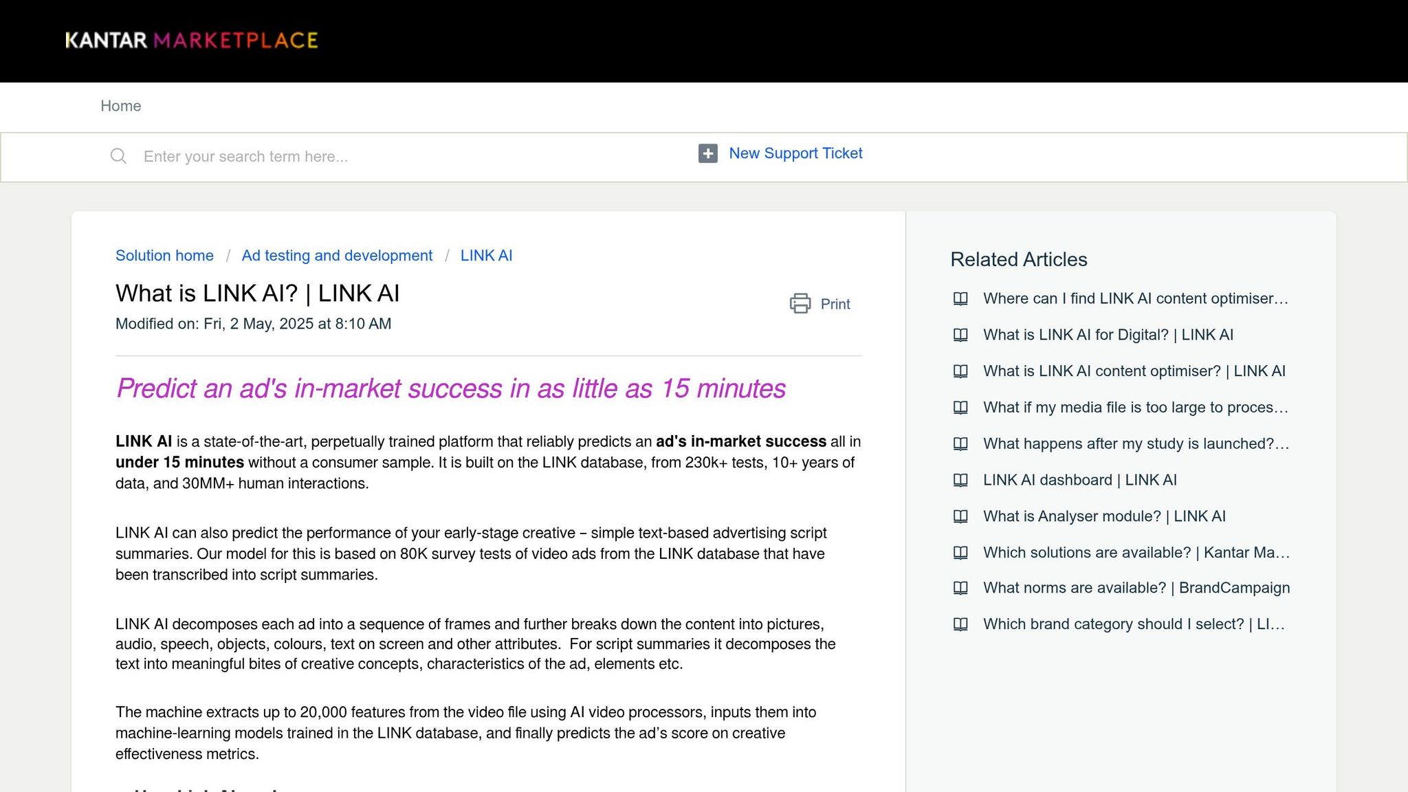 Kantar LINK AI