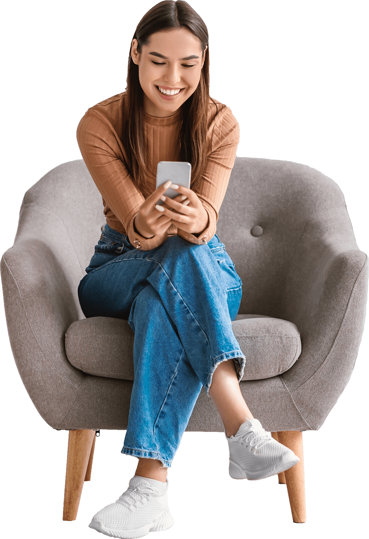 Woman using a mobile phone