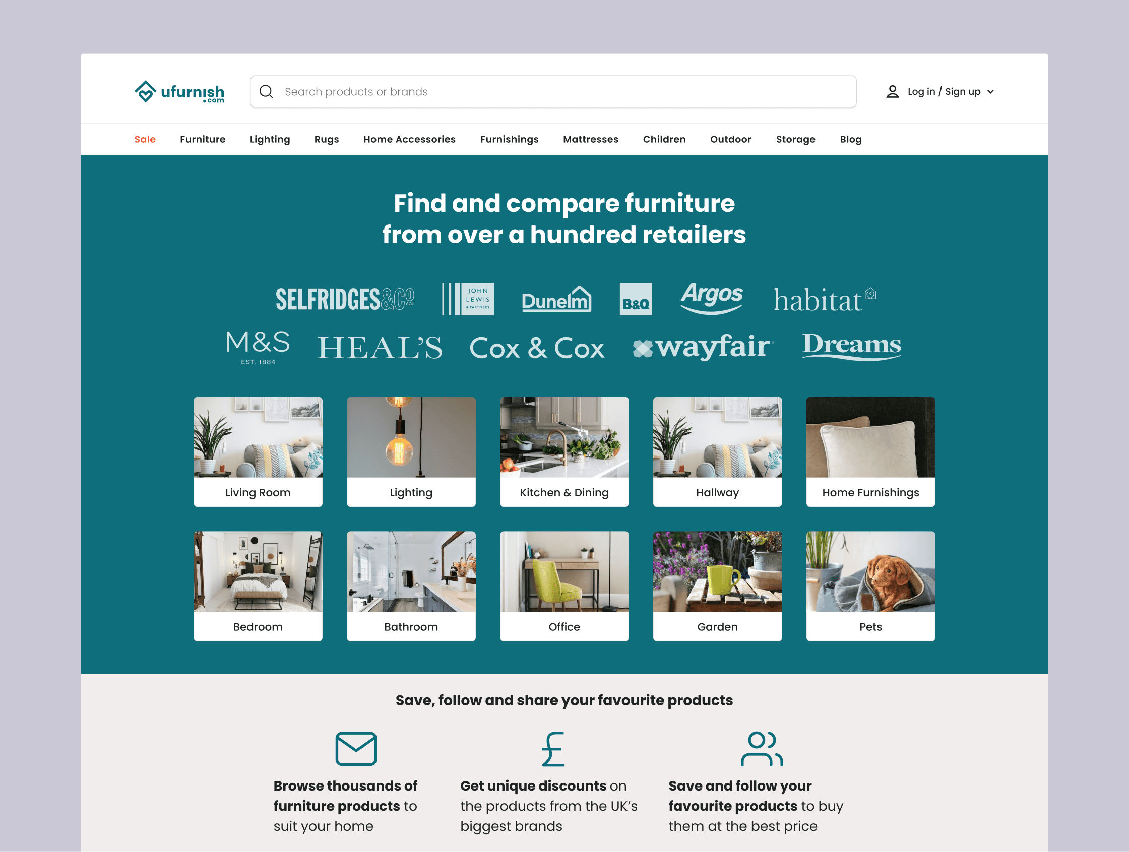 A new design for the homepage