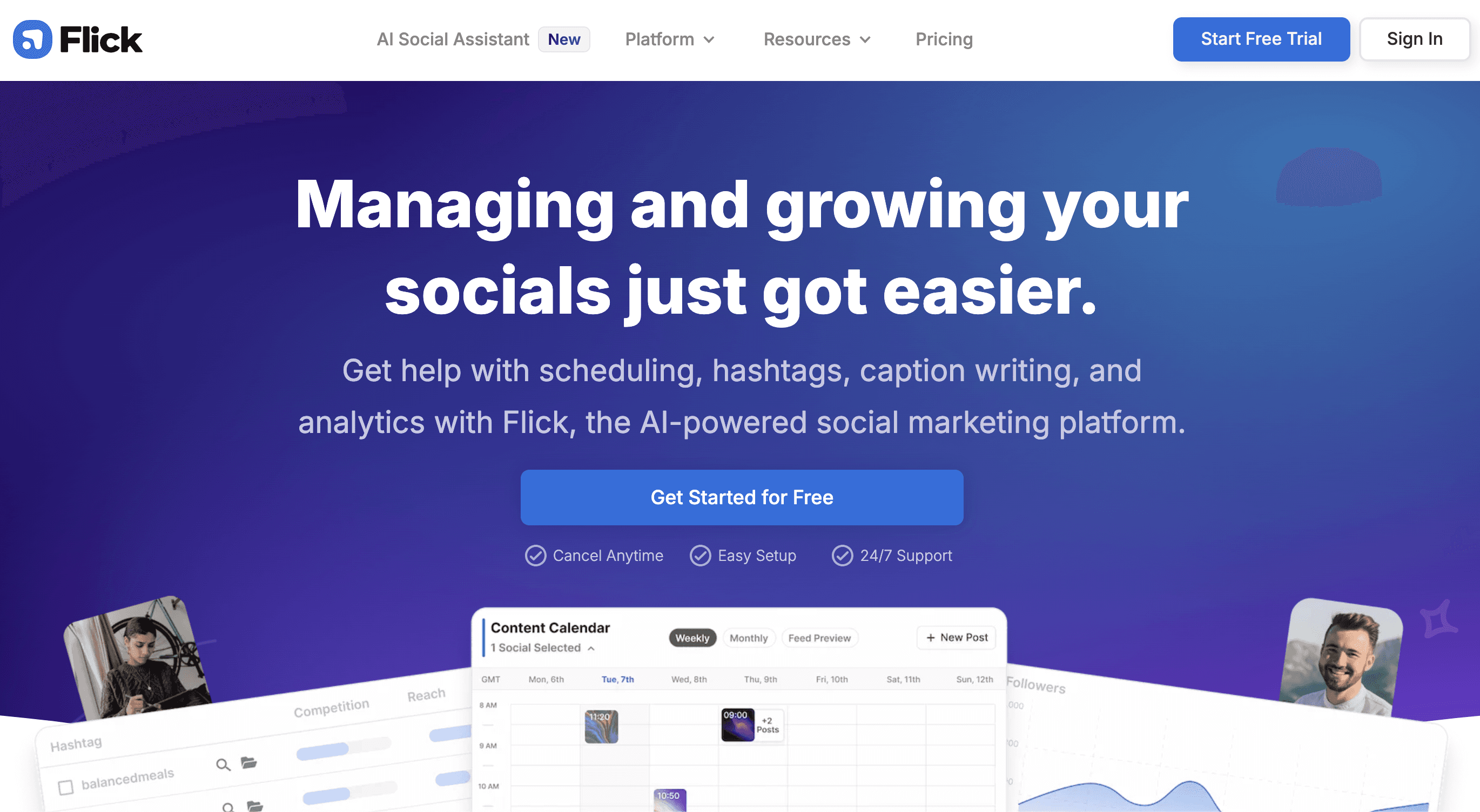 Flick Landing Page