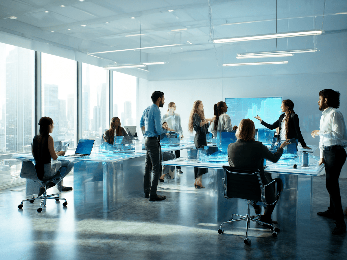 people in conference