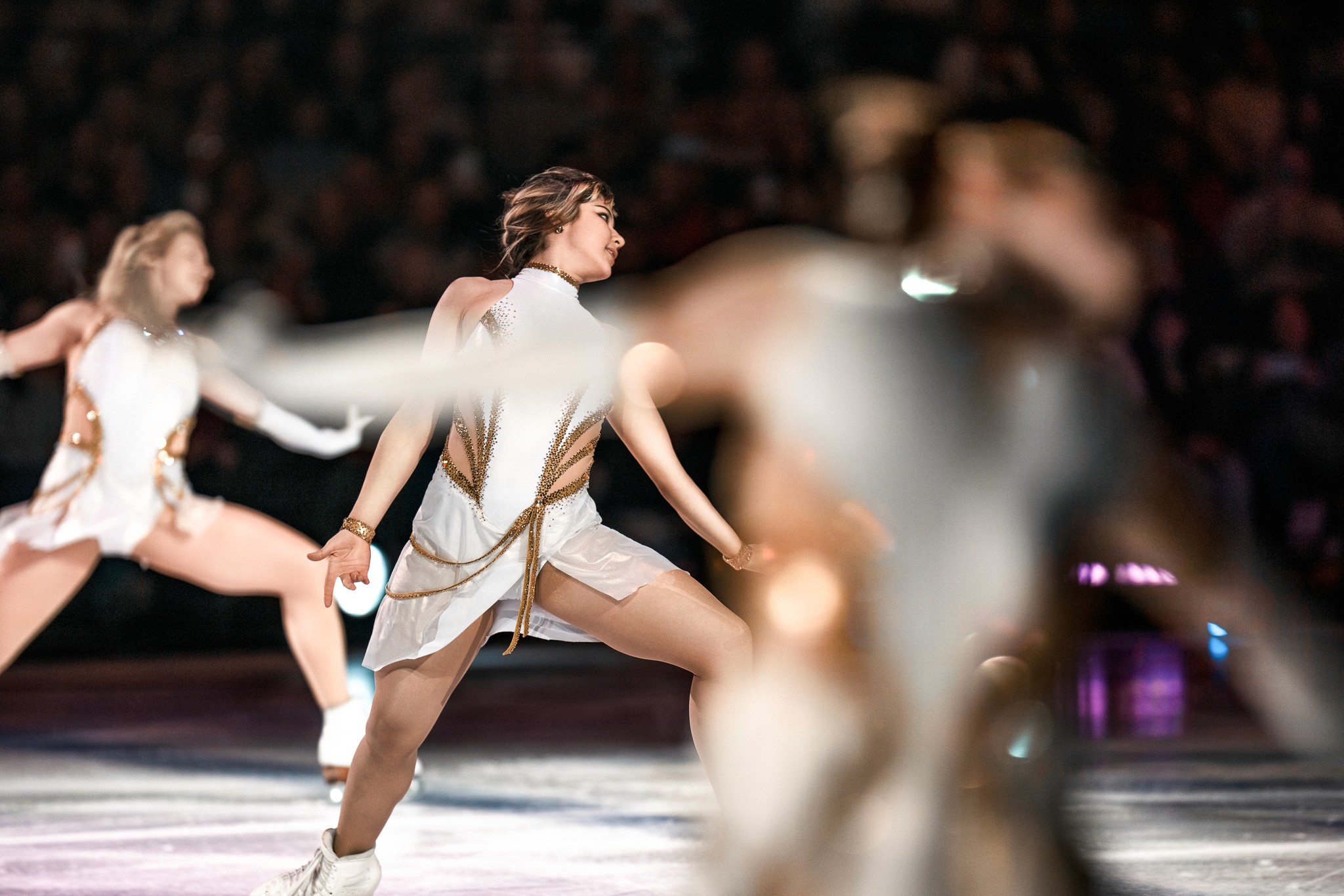 Alyssa Liu and Olympic crew perform in chicago at the All state Arena in Ice Skating Perfection
