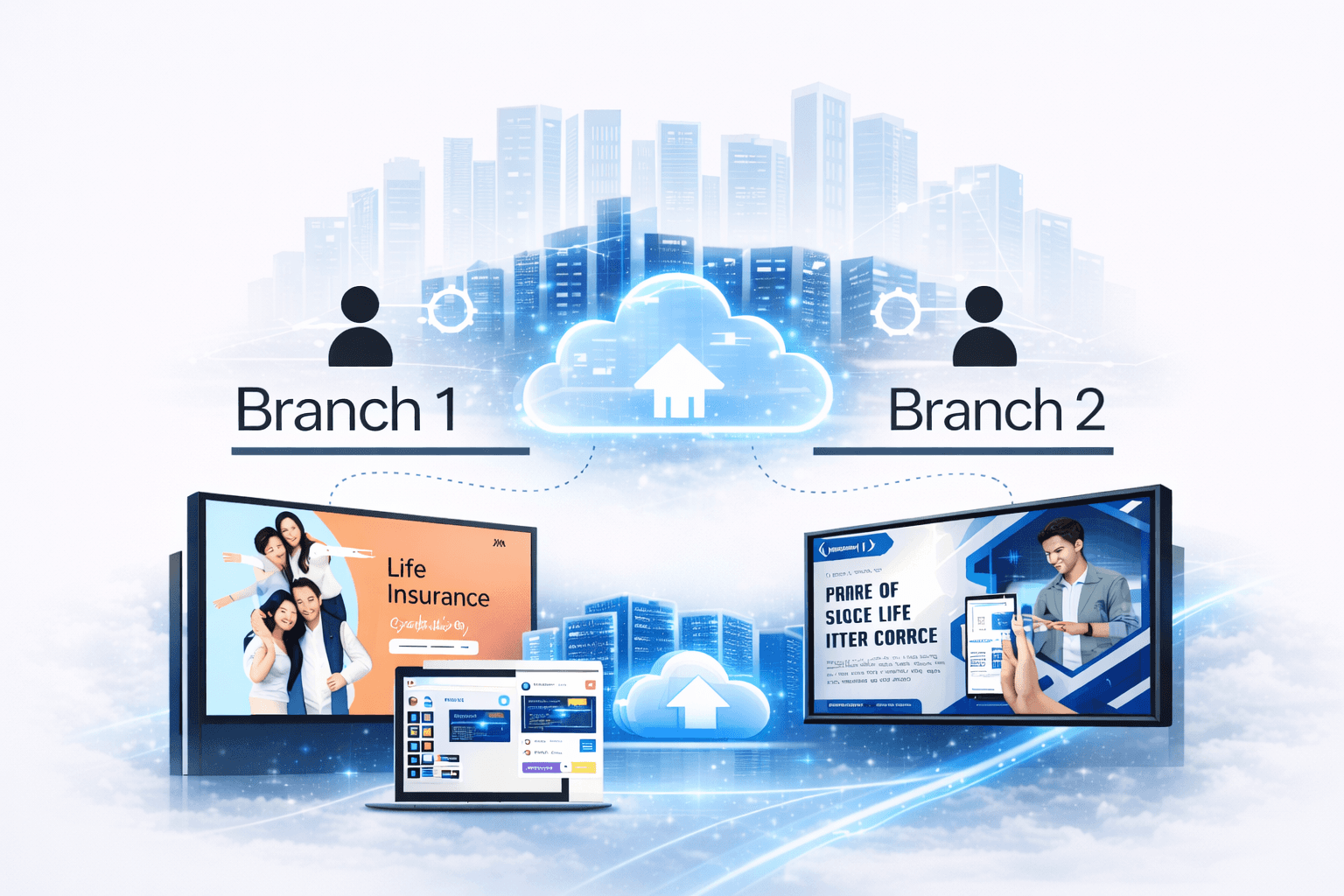 operaciones de señalización digital bancaria flexibles para redes en expansión