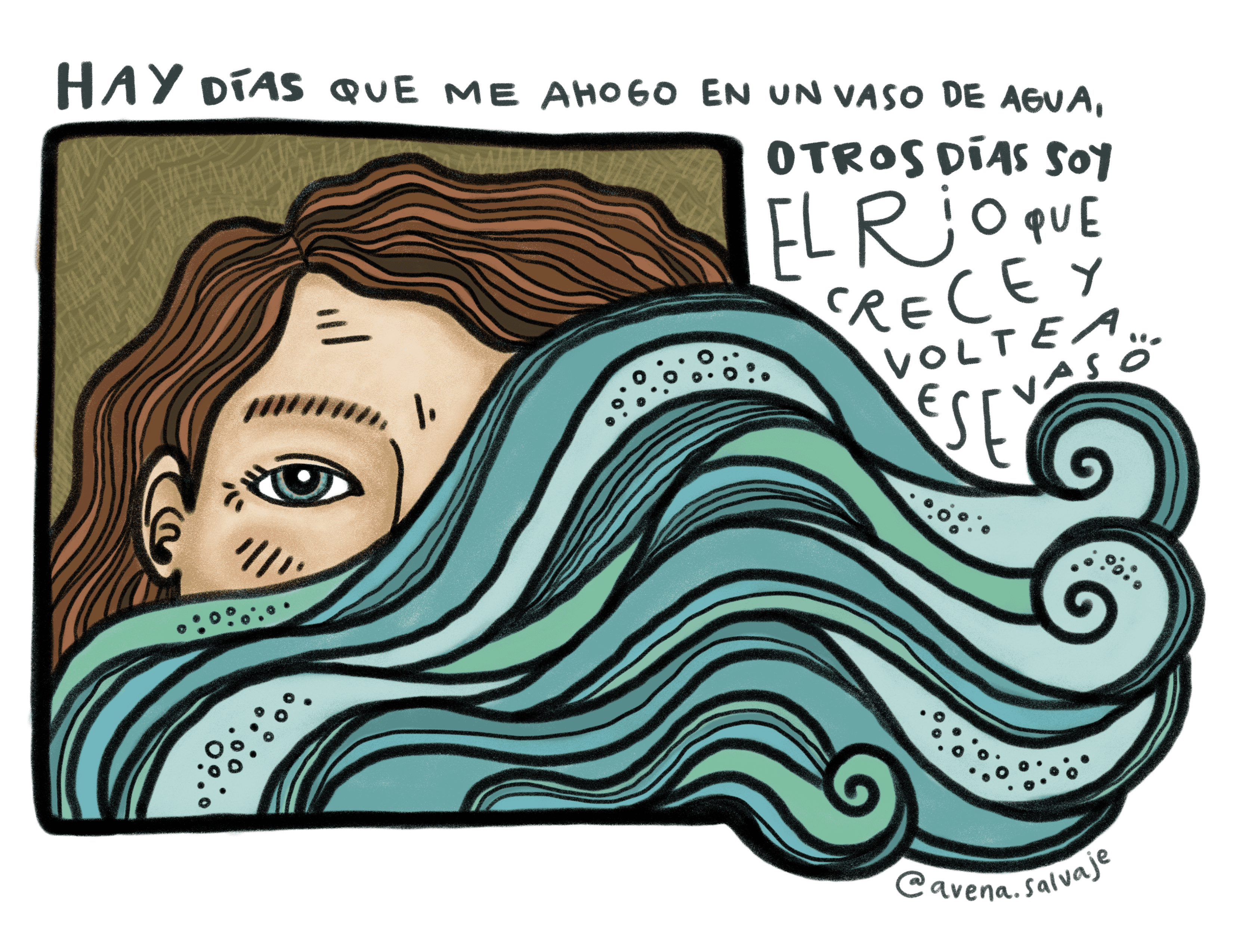 Ilustracion de una mujer hurgando en su bolso