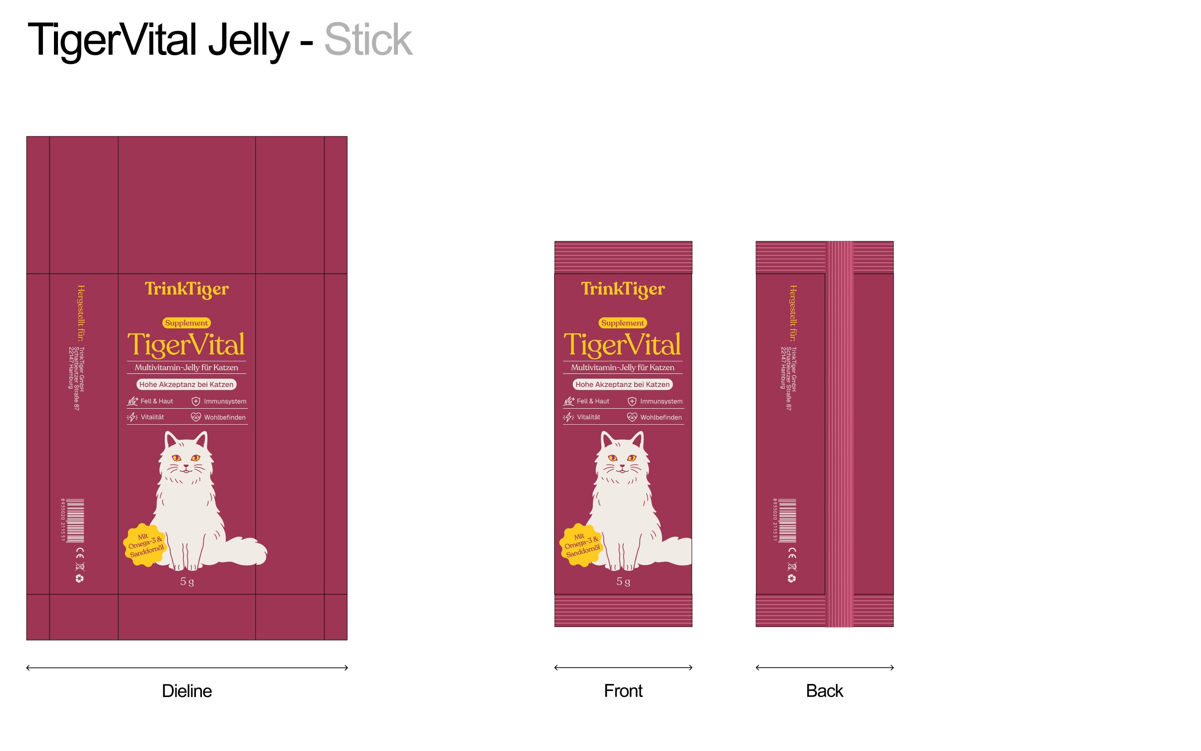 Premium pet care branding aligned with German engineering values
