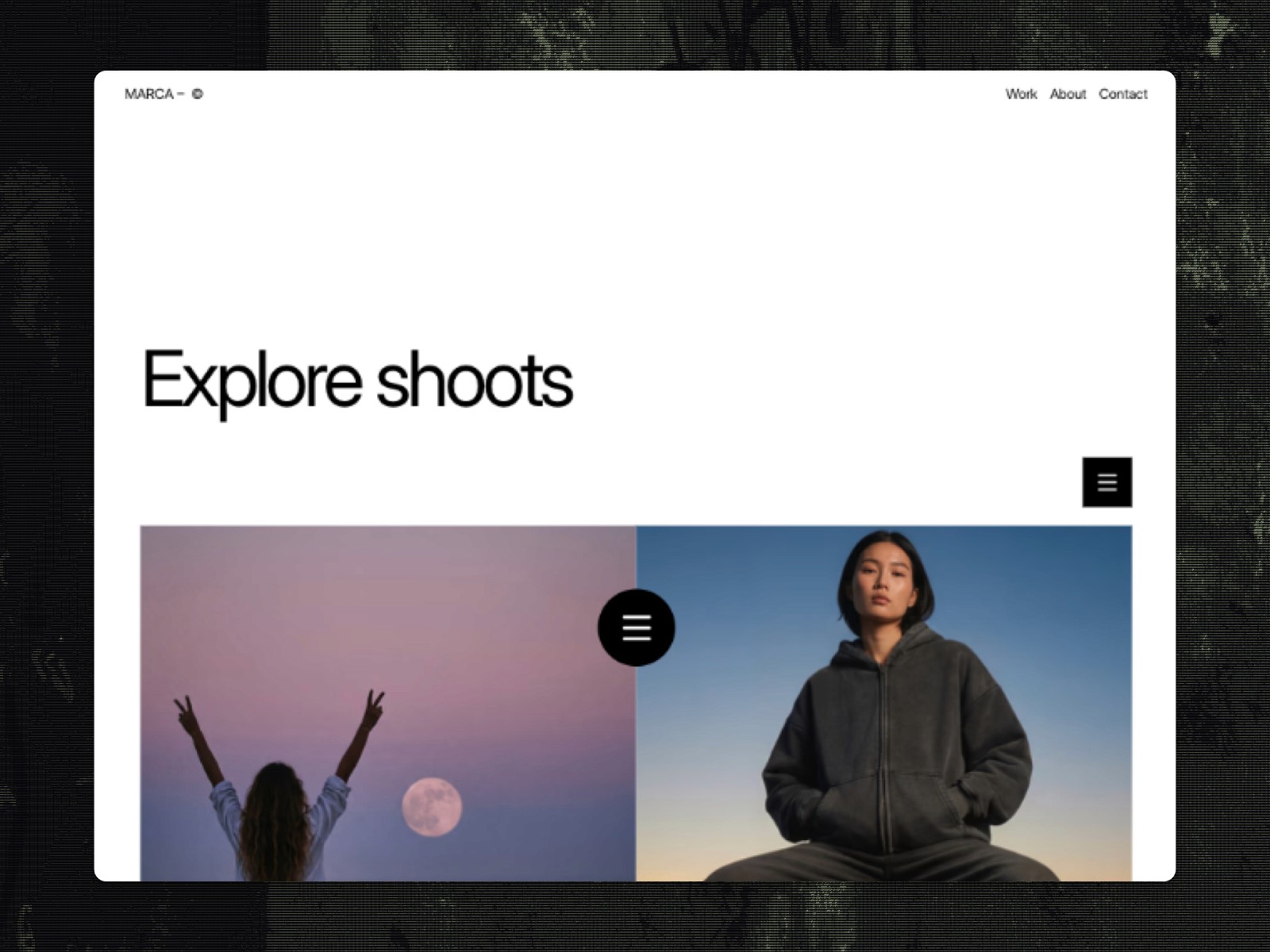Photr — 黑白极简现代作品集网站设计灵感