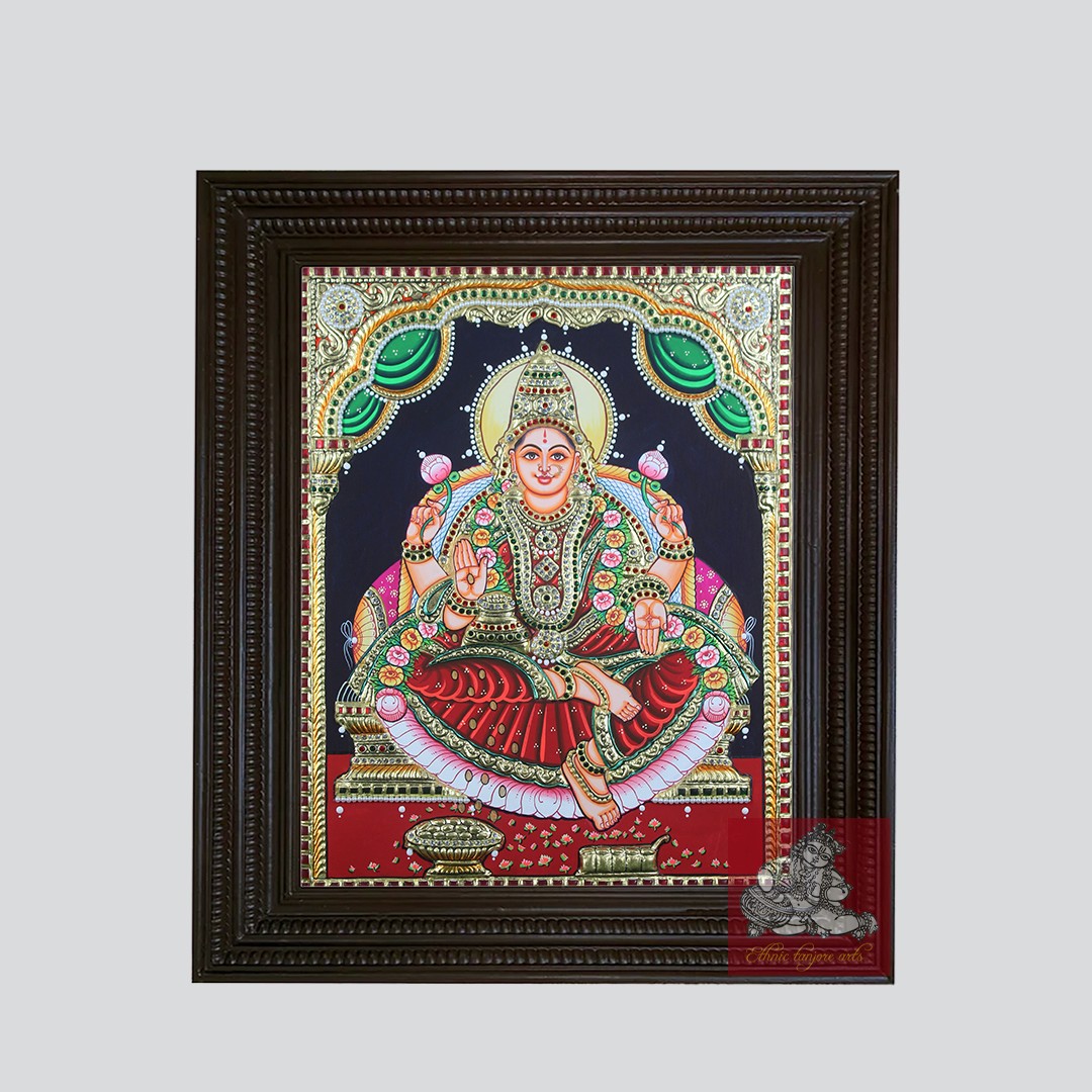 Tanjore Painting of Goddess Lakshmi