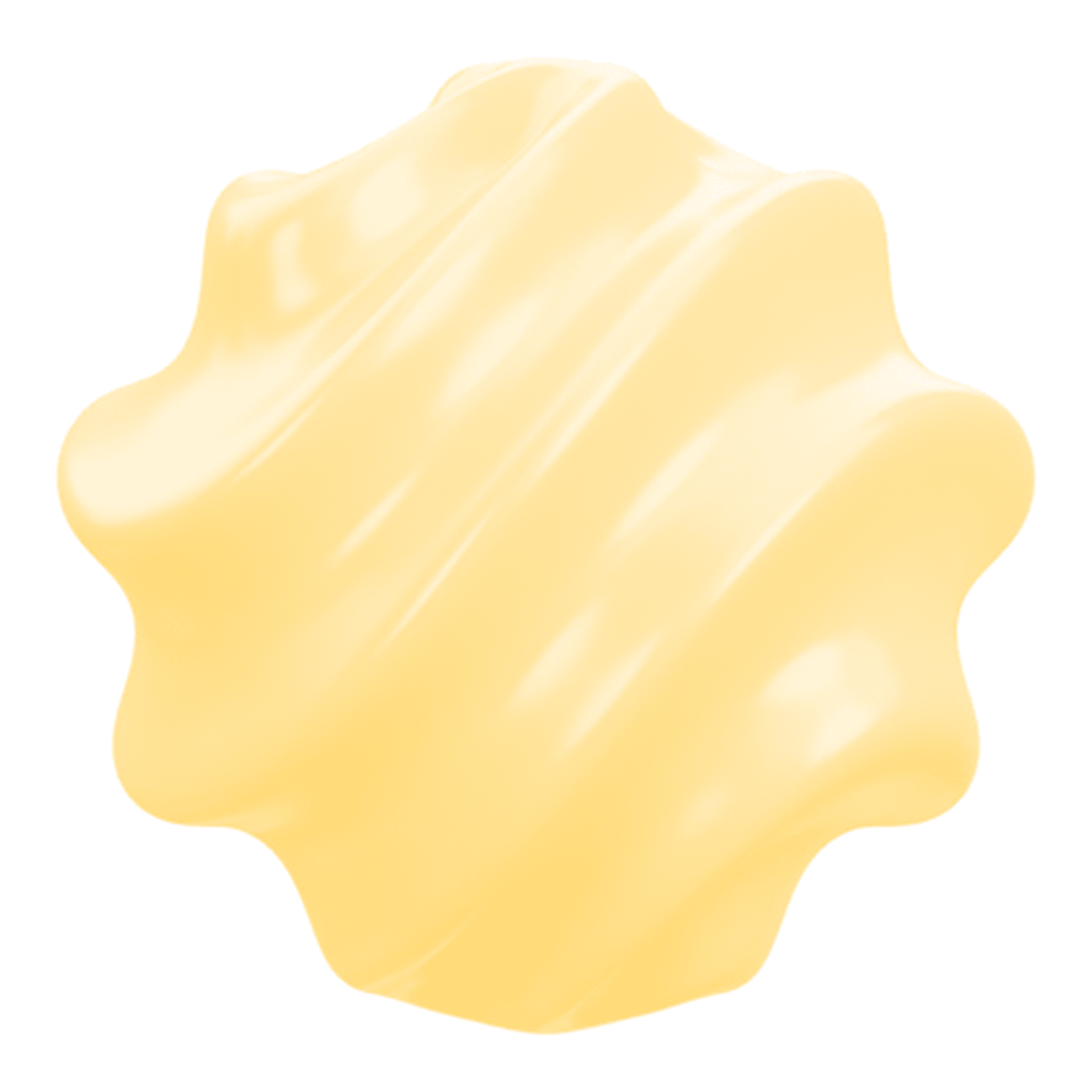 A vibrant, glossy purple 3D abstract shape with swirling, wavy surfaces, resembling a twisted, smooth sculpture, floating against a plain backdrop.