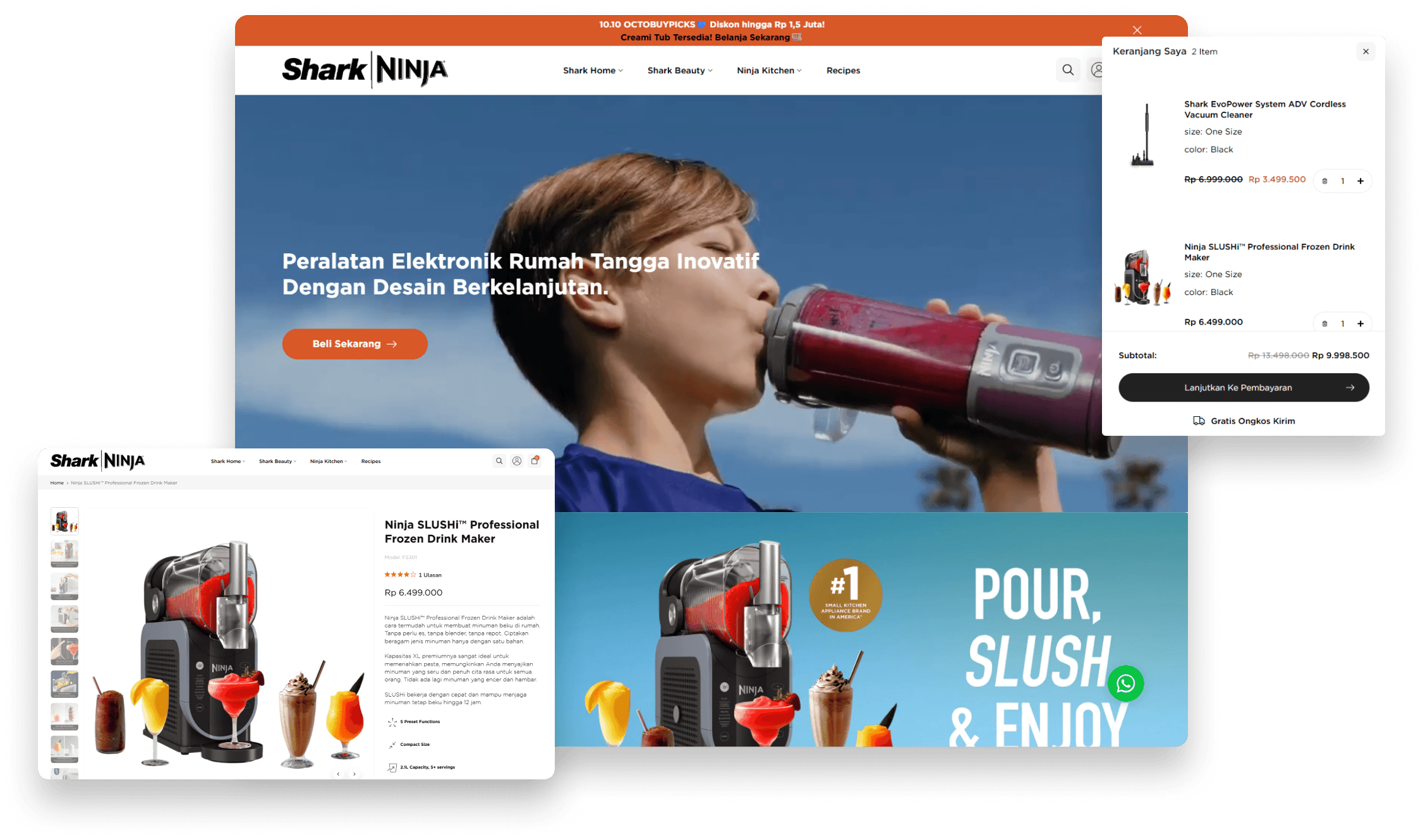 Shark Ninja mockup