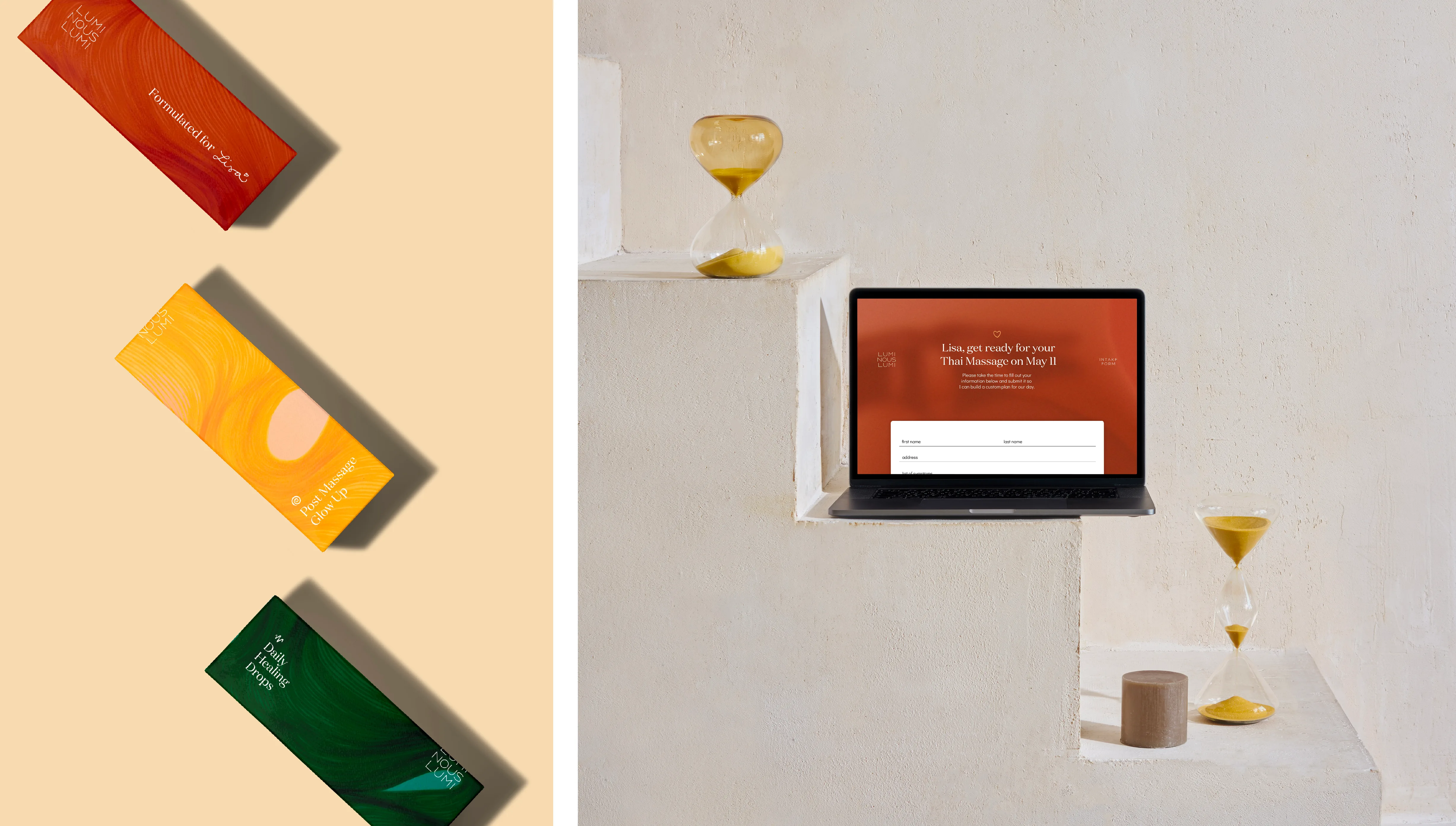 product design for massage therapist