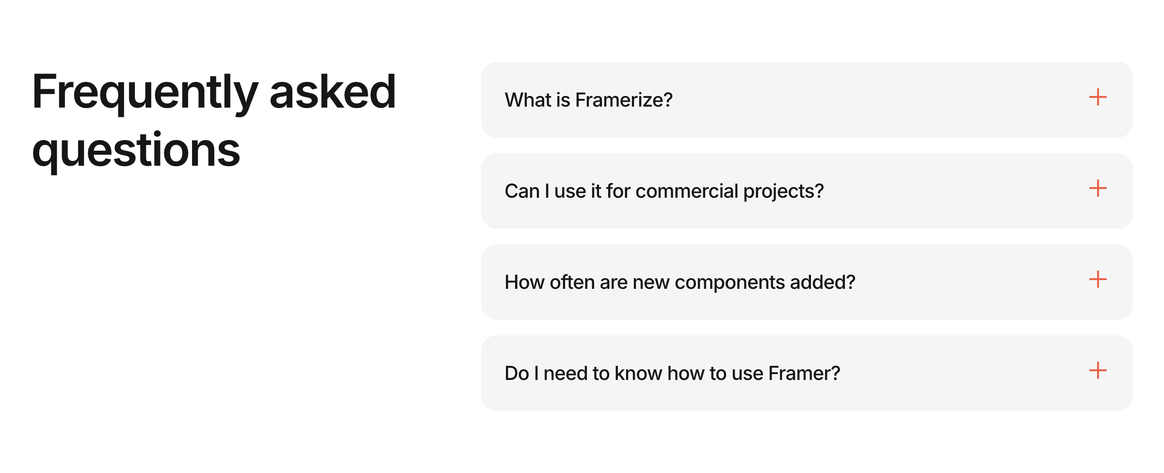 FAQ Component / 018