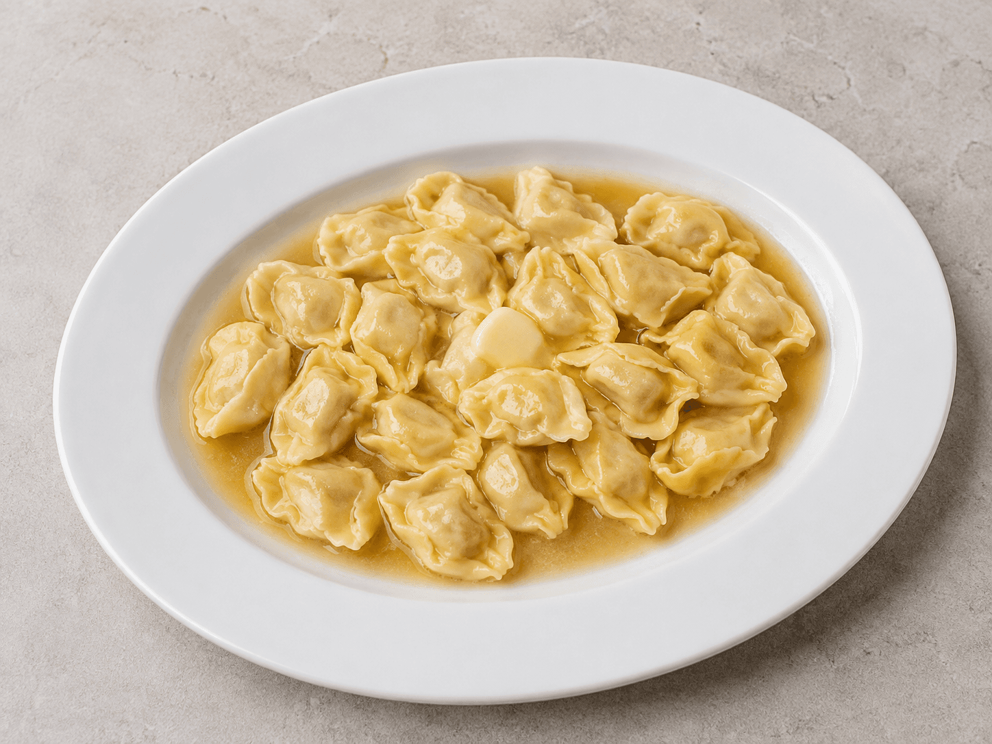 Agnolotti de Lidia — photographie recadrée du plat