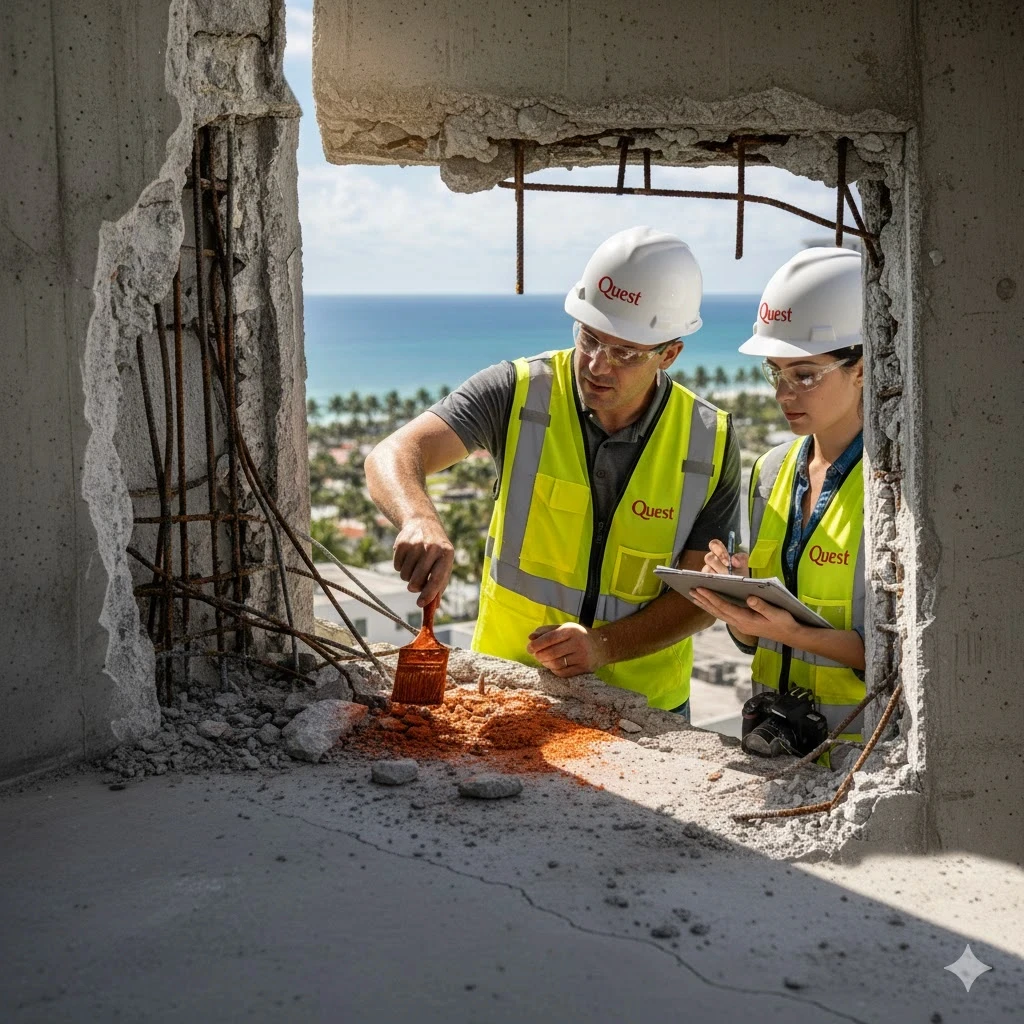 Rebar treatment & corrosion protection