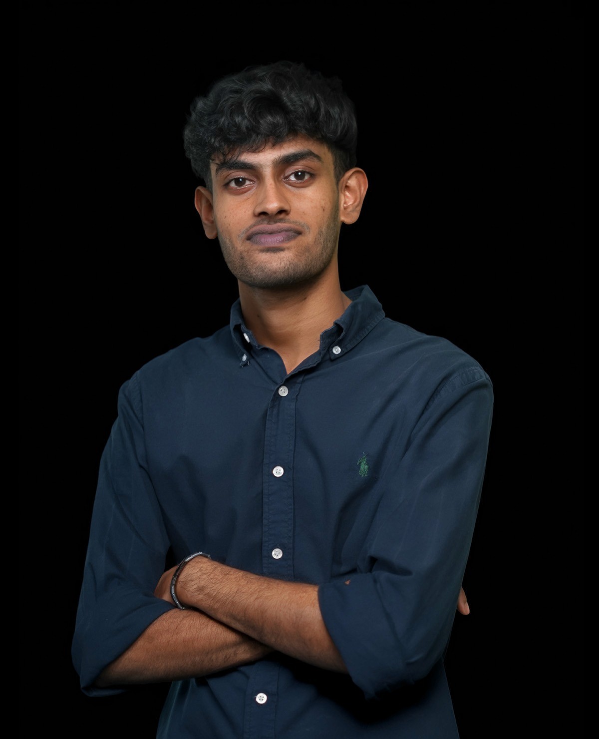 Portrait of portfolio creator – front view