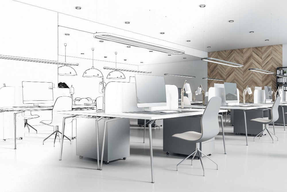 BW Design Centre 香港現代辦公室室內設計效果圖