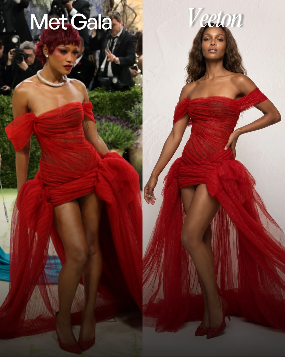 Met Gala on Veeton's models