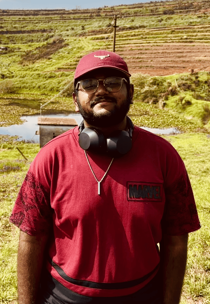 Side portrait of a man