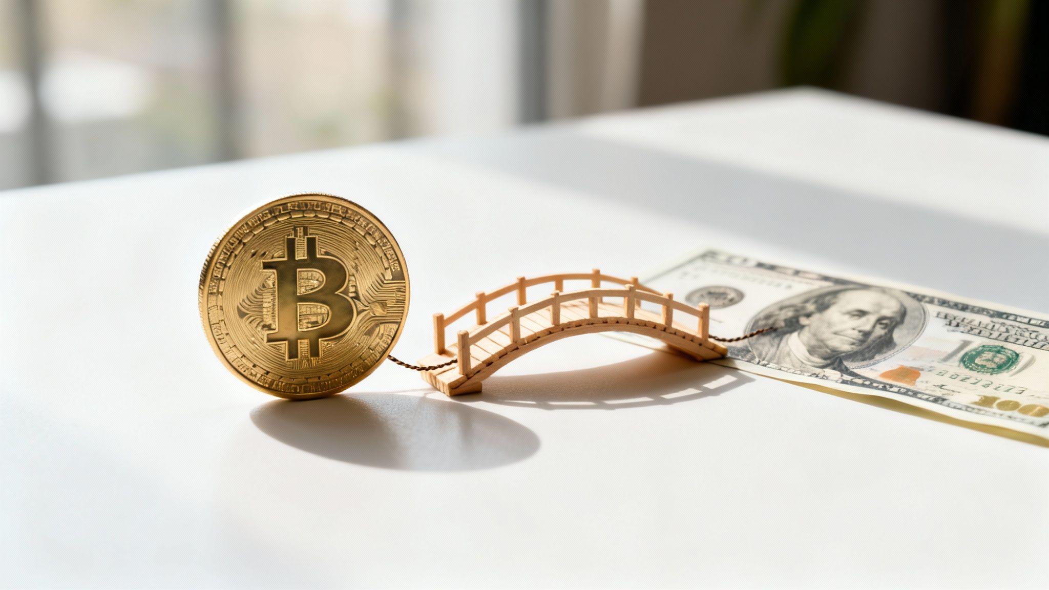 A visual representation of USDC, a prominent stablecoin, emphasizing its stability and connection to the US dollar.