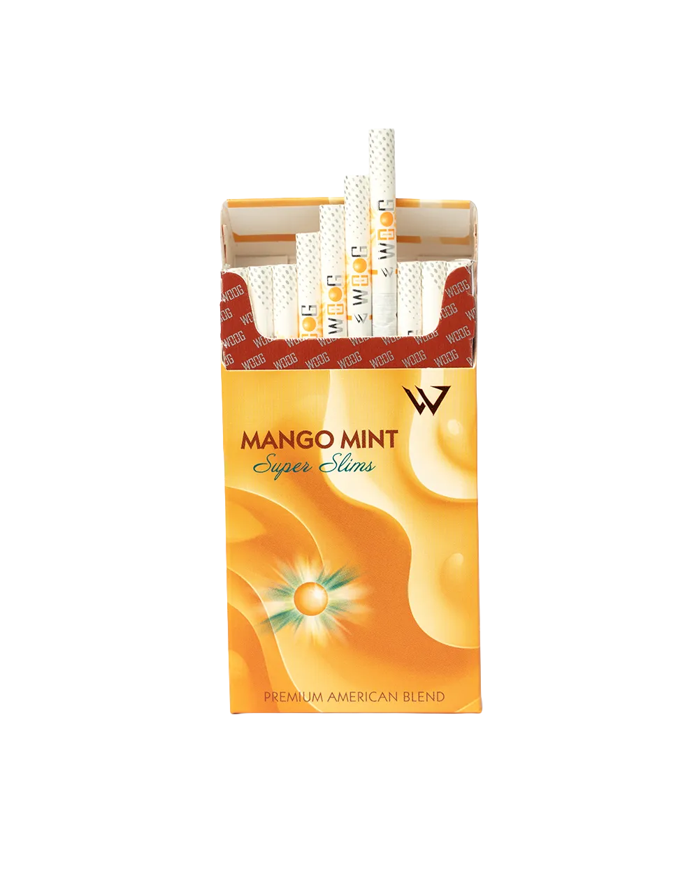 Woog Mango Mint cigarette pack.