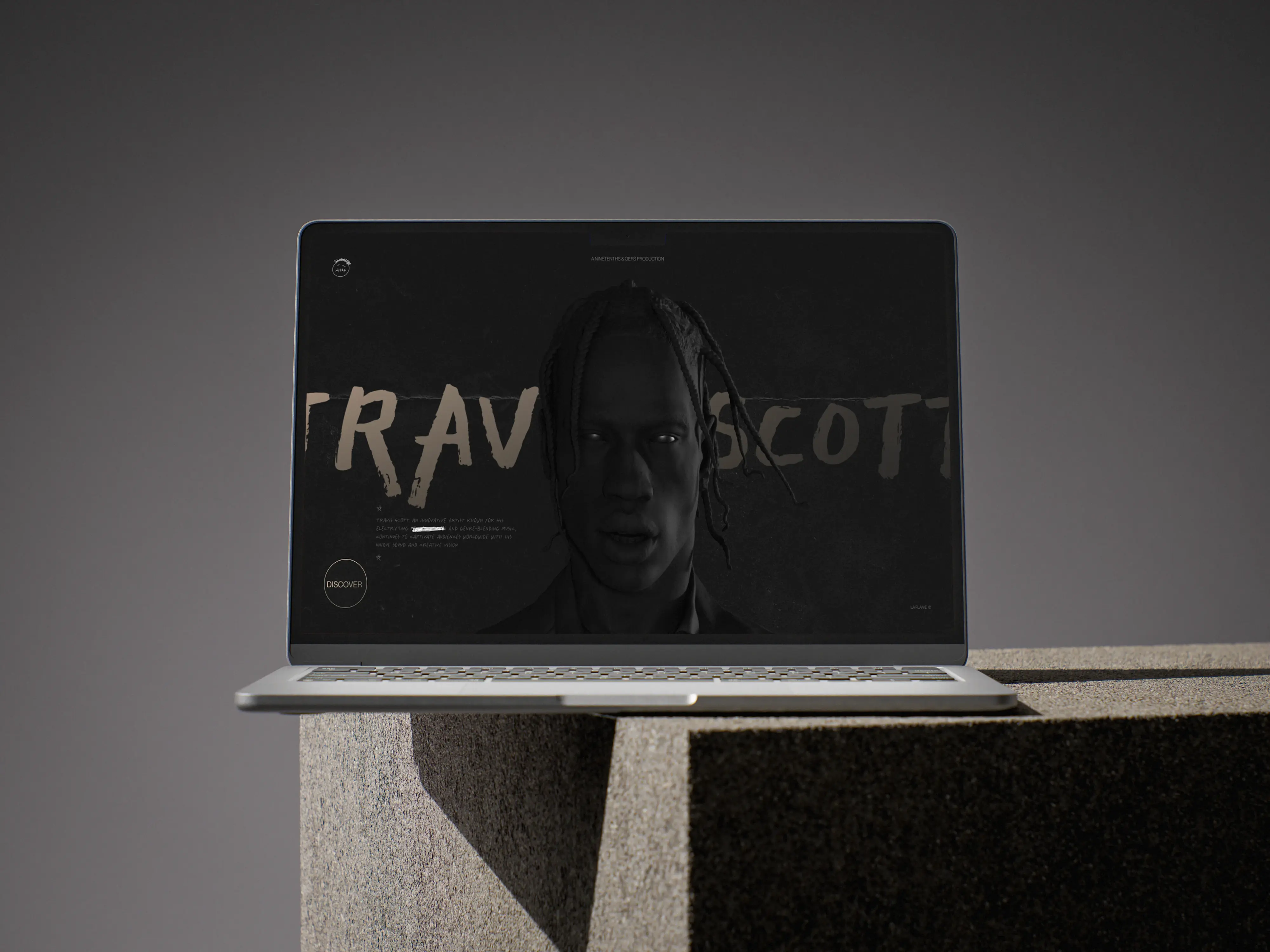 Travis Scott Hero Mockup