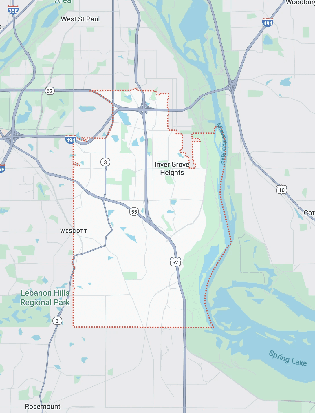 Inver Grove, MN map