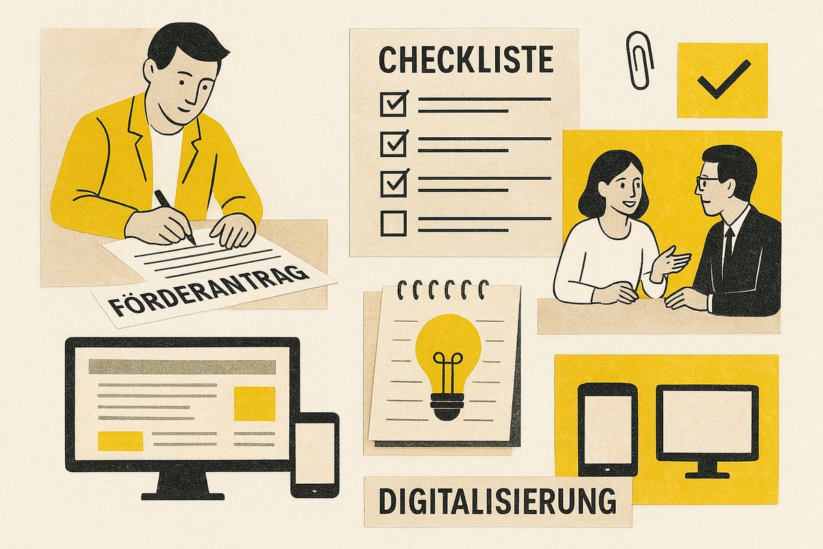 Schritt-für-Schritt: Der Förderantrag für Kleinunternehmen