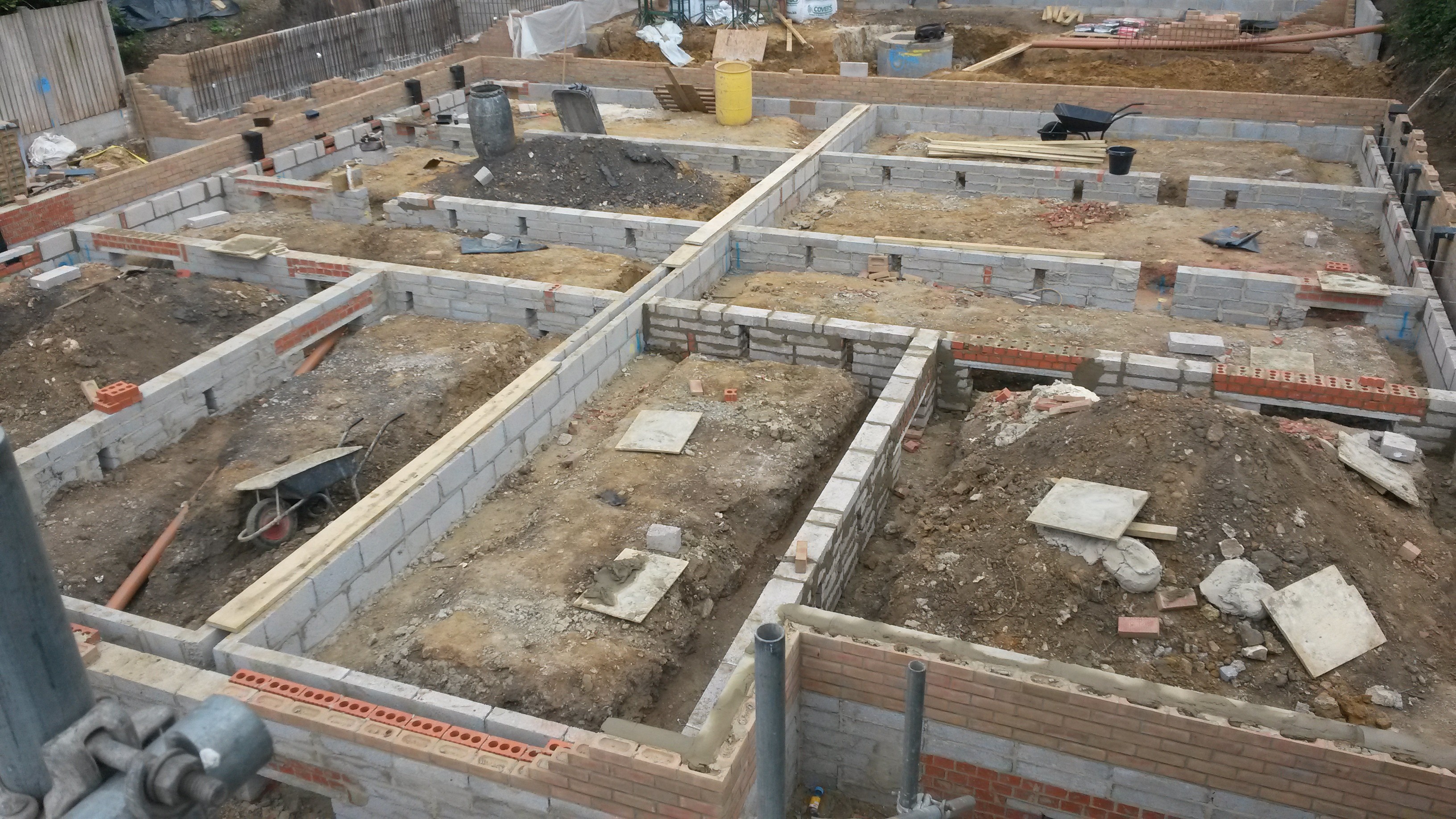 brickwork footings