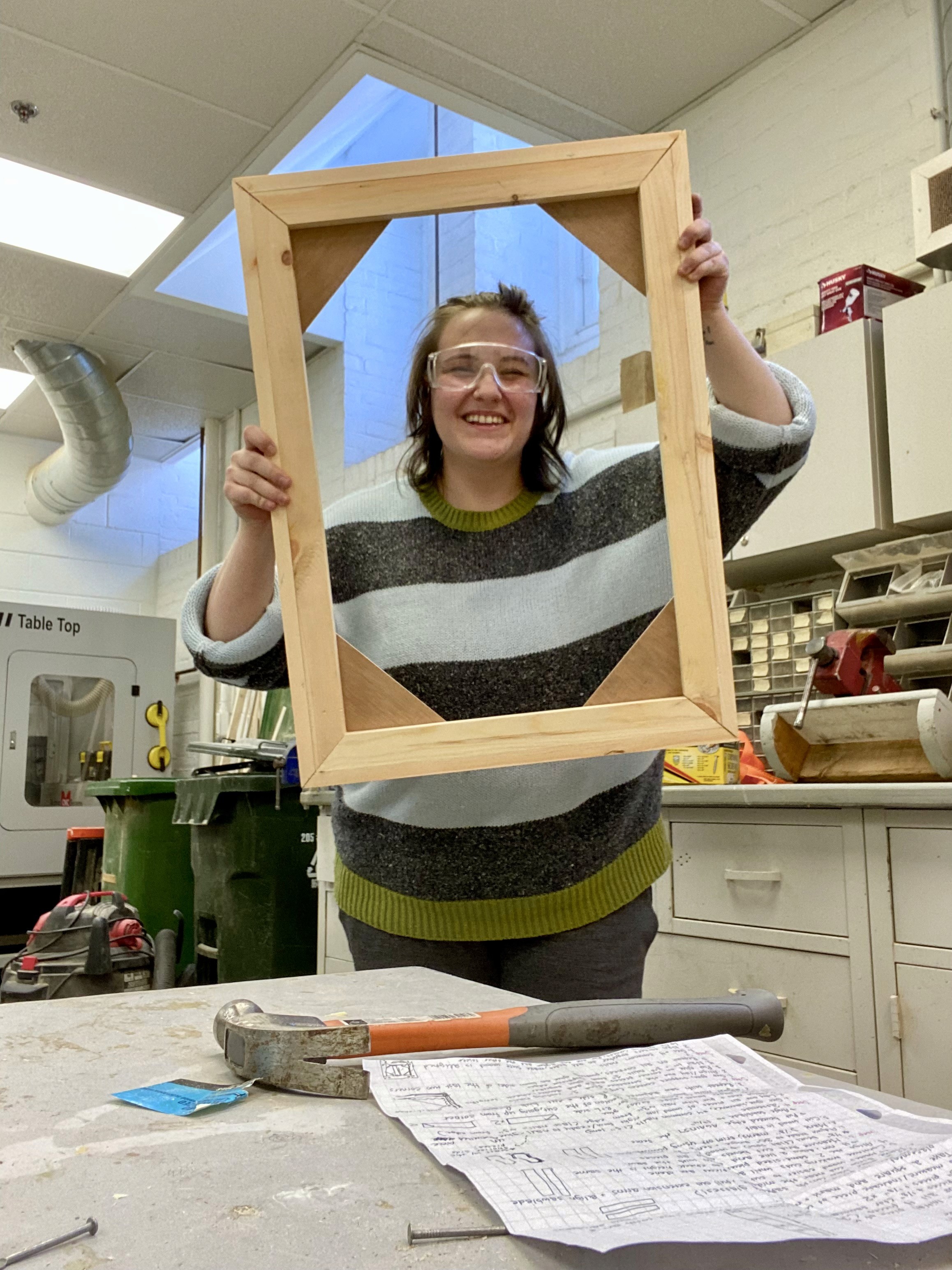 I love making things by hand