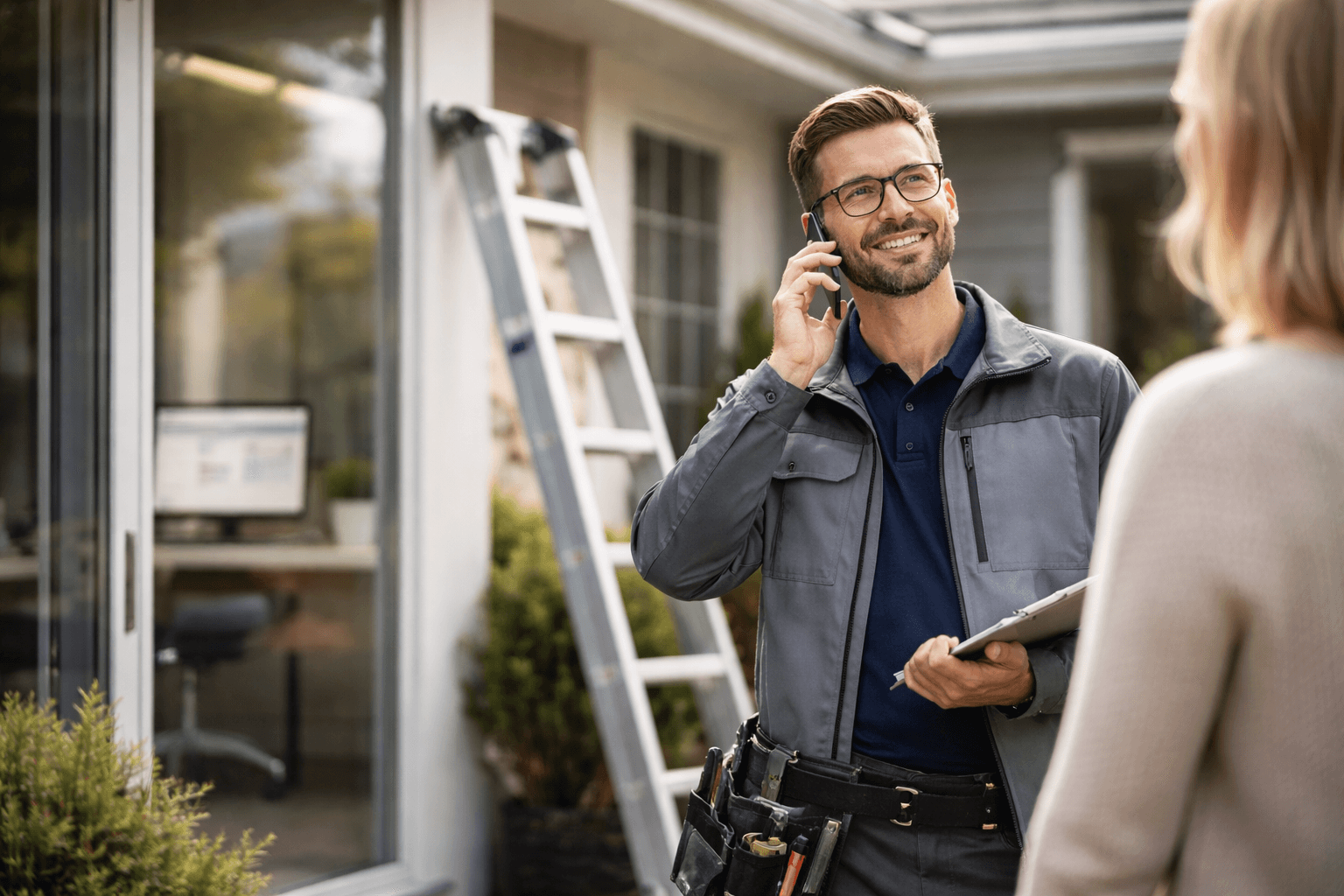 Voice AI to automate window & roofing remodeling canvassing calls