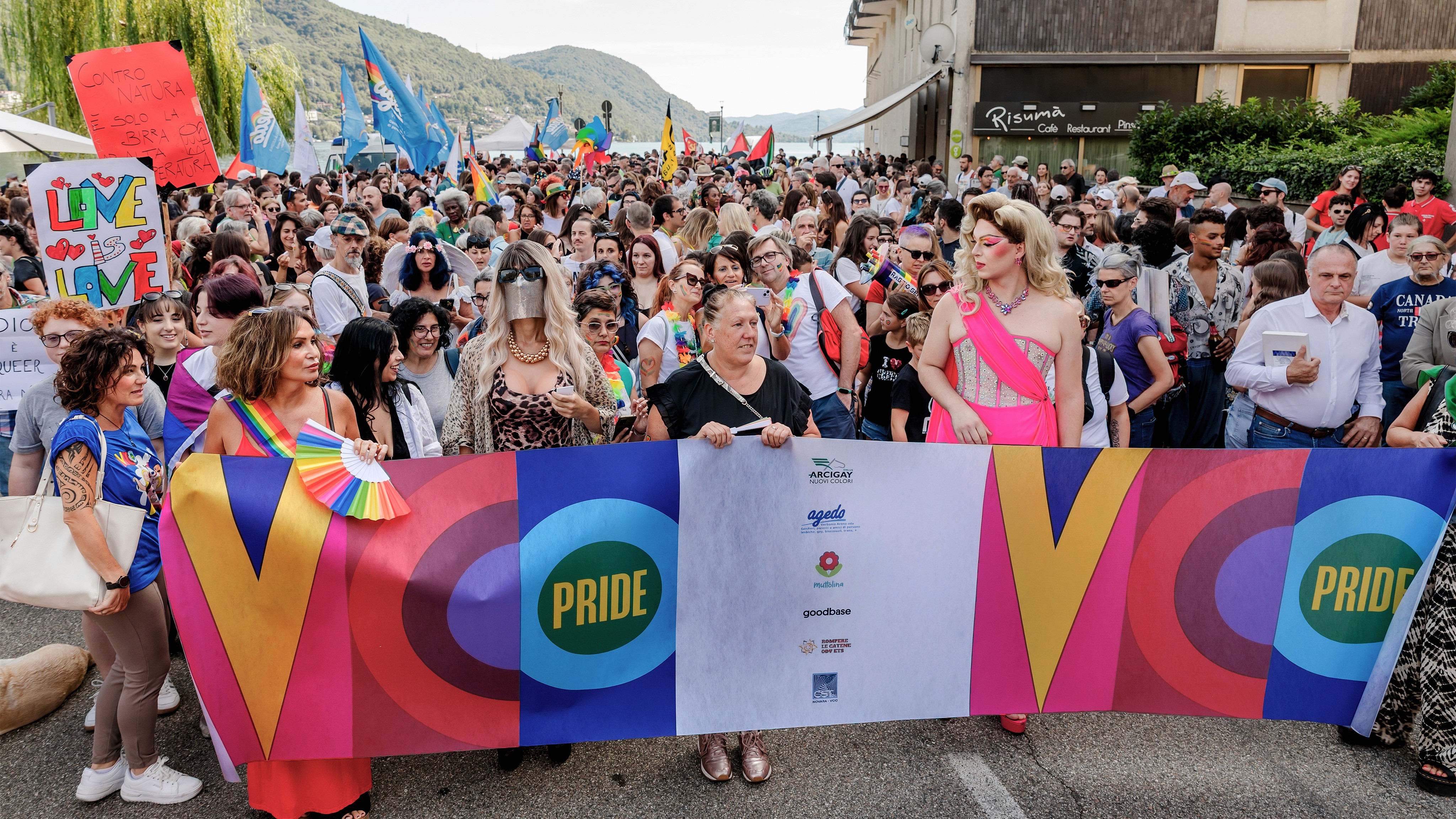 VCO Pride parade with more than 1000 participants