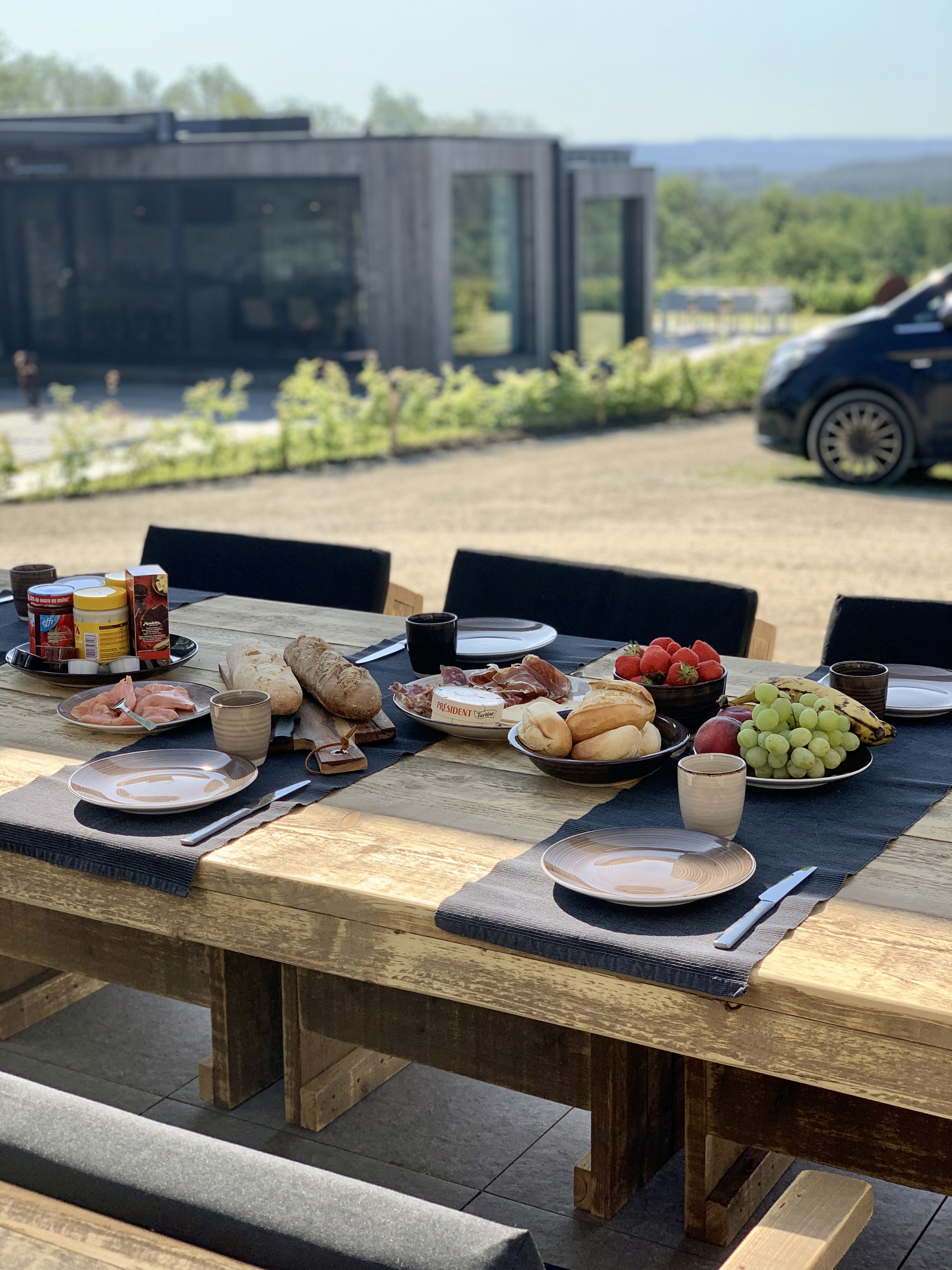 Ontbijt in de Ardennen