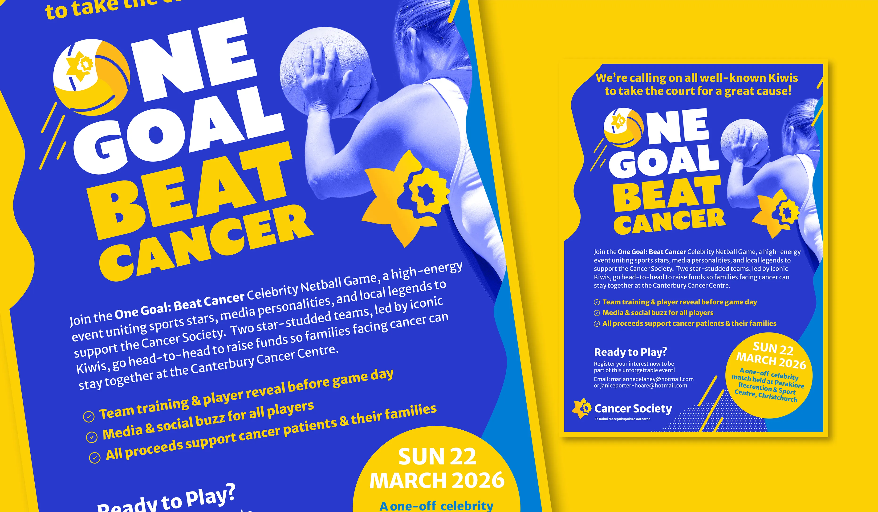 Cancer society Southern campaign creative sponsorship